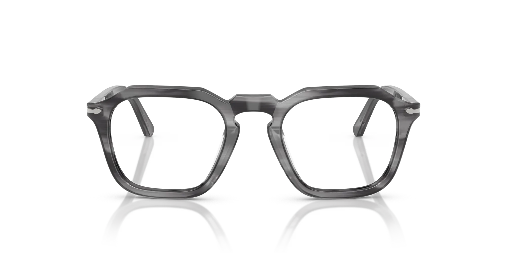 Persol PO3292V 1192 Montature da vista Acetato Grigio Squadrata Normale - immagine 3