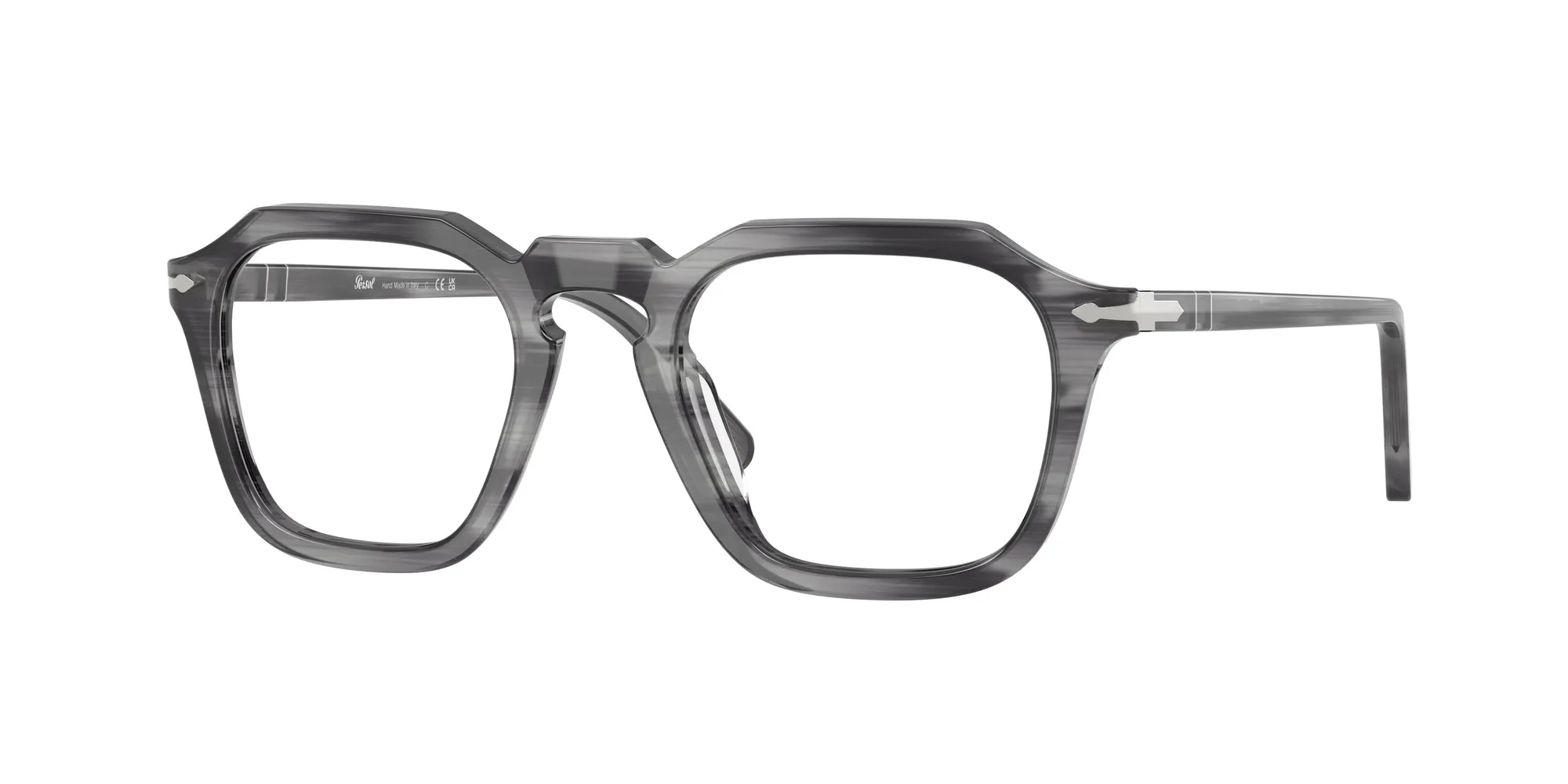 Persol PO3292V 1192 Montature da vista Acetato Grigio Squadrata Normale - immagine 1