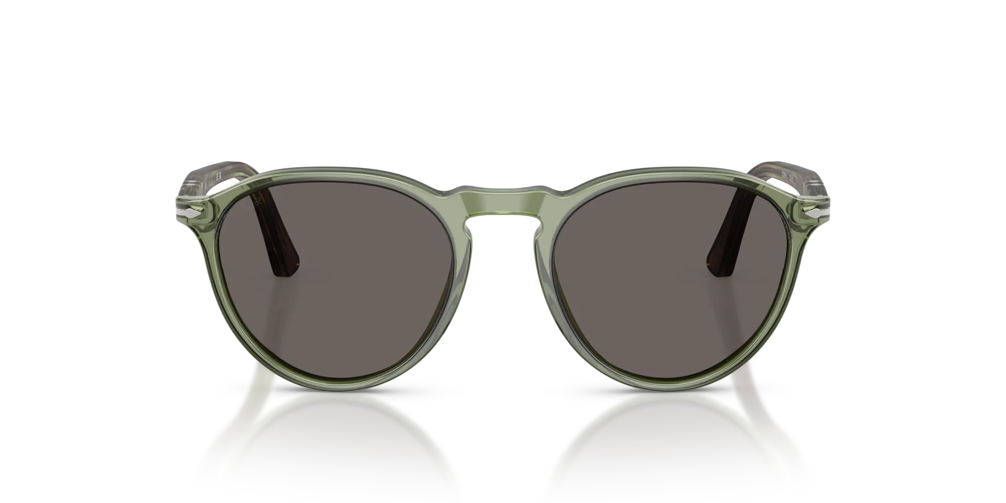 Persol PO3286S 1226B1 Occhiali da sole Acetato Verde Grigio Pantos Normale - immagine 3