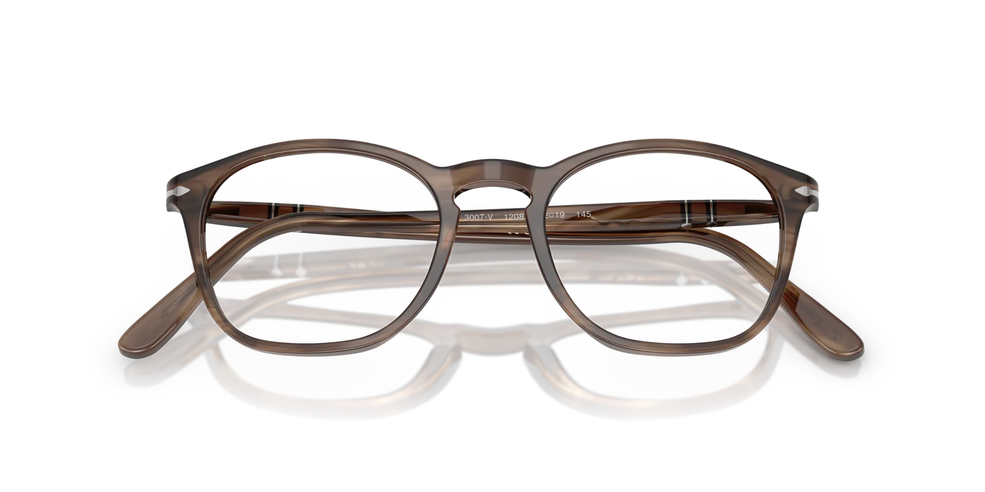 Persol PO3007V 1208 Montature da vista Acetato Tartaruga Squadrata Normale - immagine 2