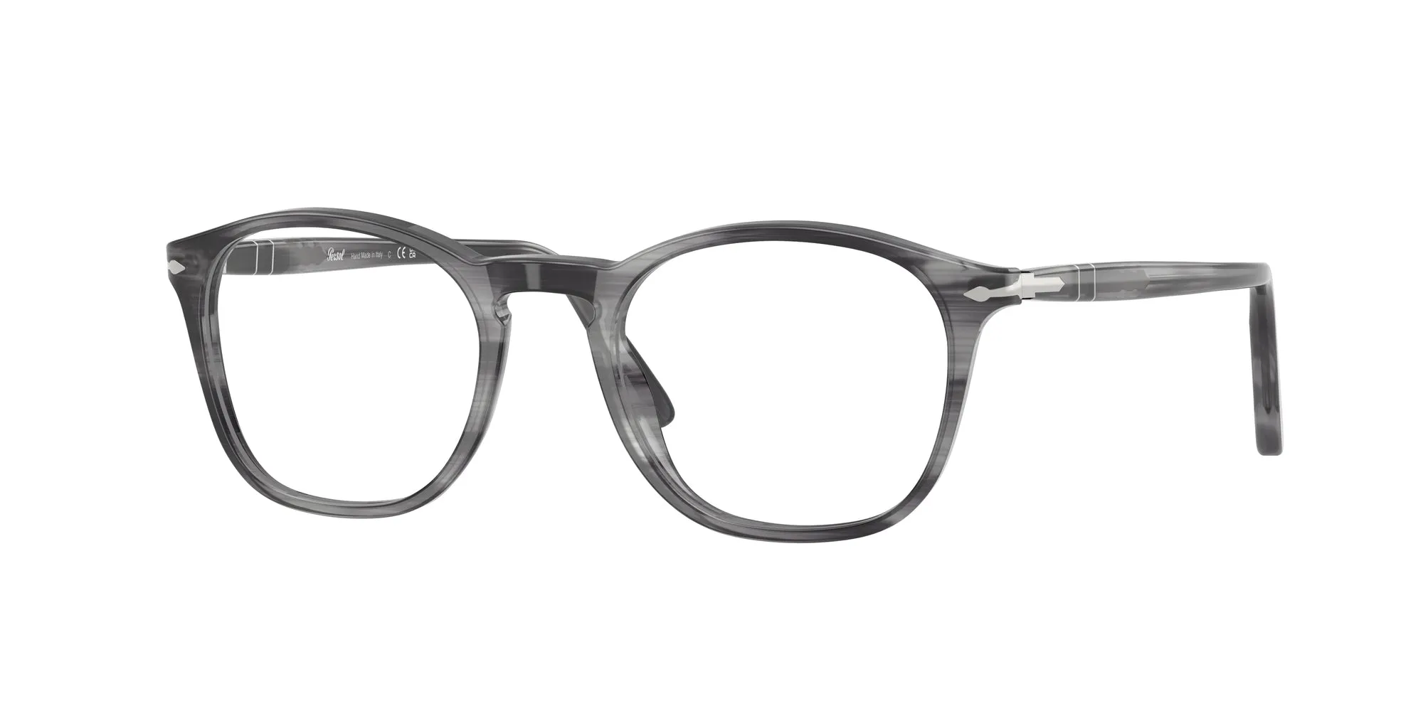 Persol PO3007V 1192 Montature da vista Acetato Grigio Squadrata Normale - immagine 1