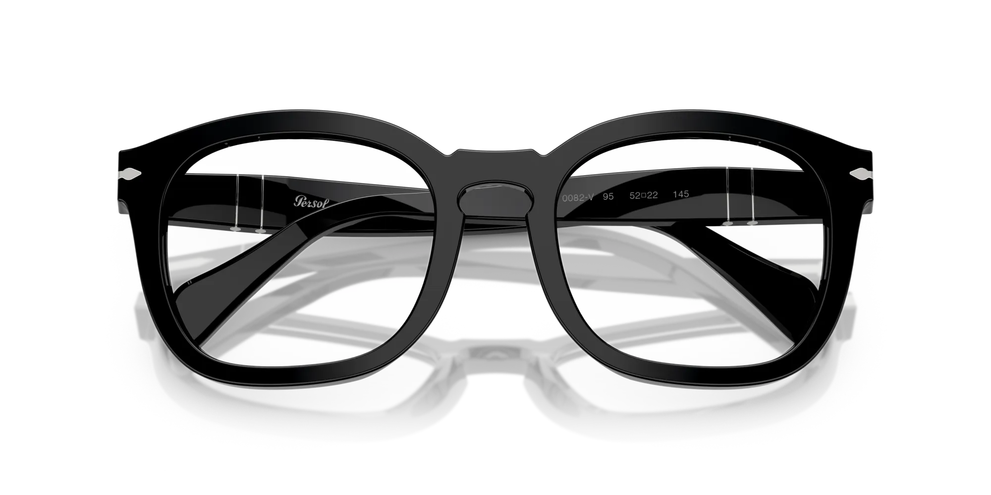 Persol PO0082V 95 Montature da vista Acetato Nero Pillow Normale - immagine 2