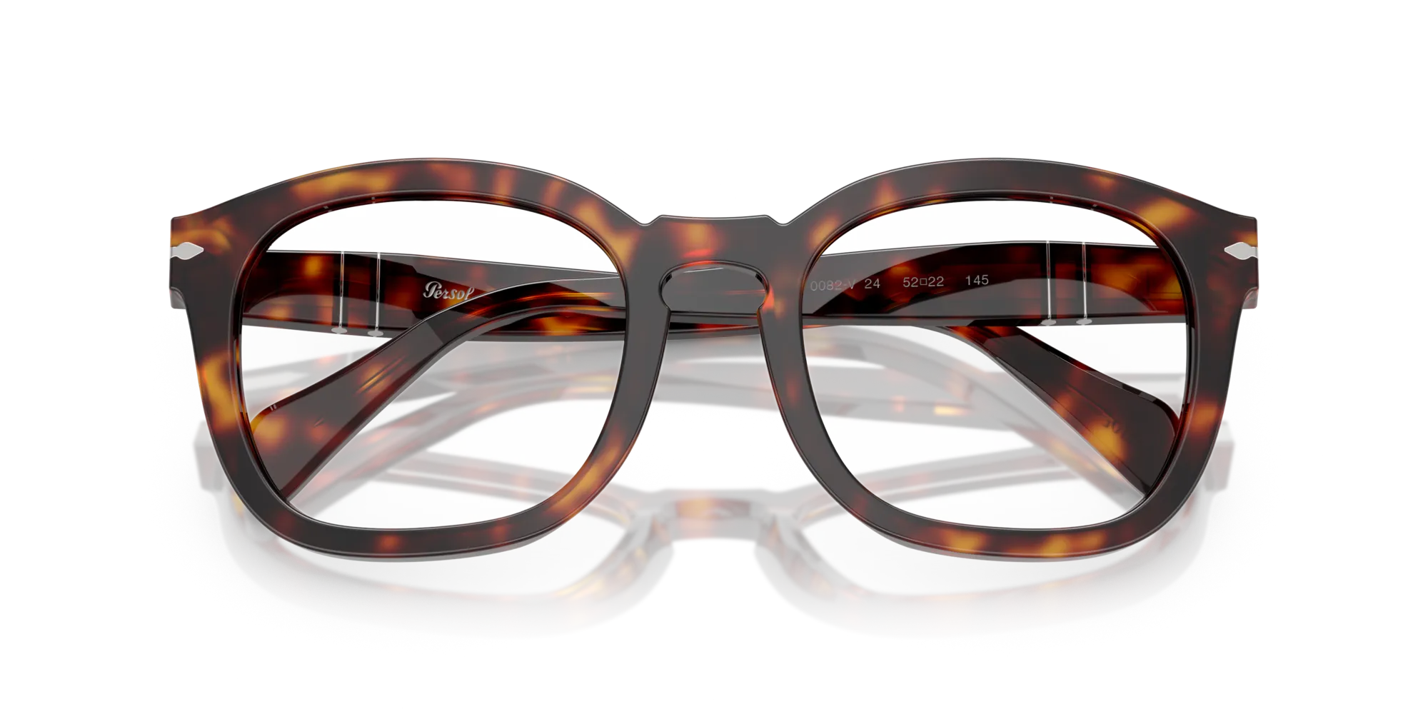 Persol PO0082V 24 Montature da vista Acetato Tartaruga Pillow Normale - immagine 2