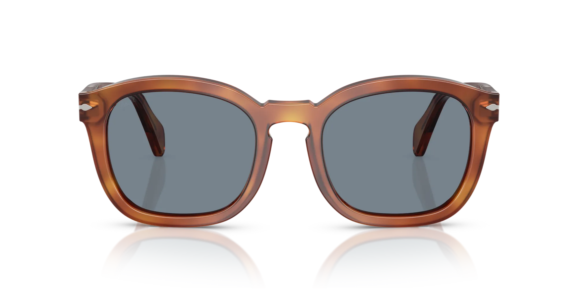 Persol PO0082S 96/56 Occhiali da sole Acetato Marrone Blu Geometrica Normale - immagine 3