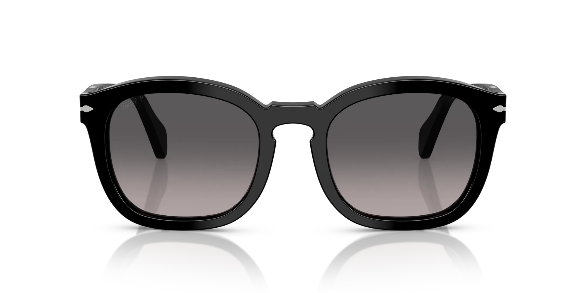 Persol PO0082S 95/M3 Occhiali da sole Acetato Nero Grigio Geometrica Polarizzata Sfumato - immagine 3