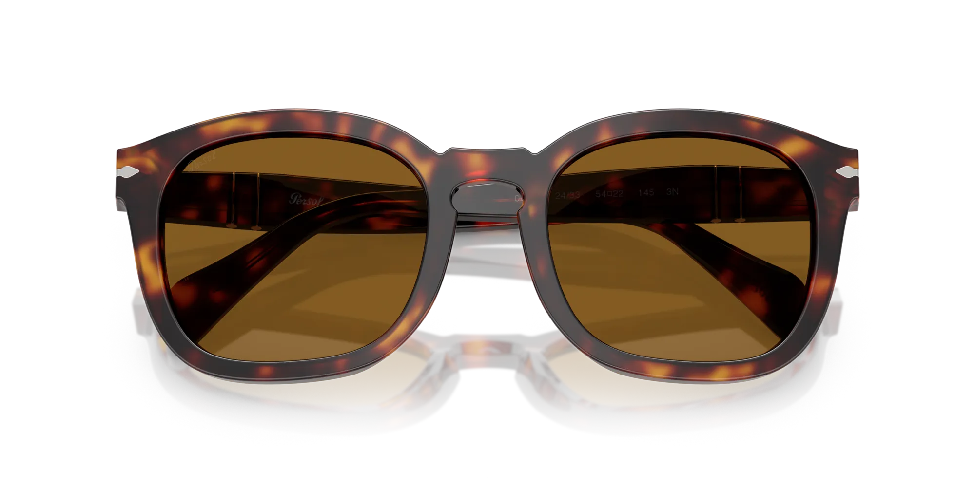 Persol PO0082S 24/33 Occhiali da sole Acetato Tartaruga Marrone Geometrica Normale - immagine 2