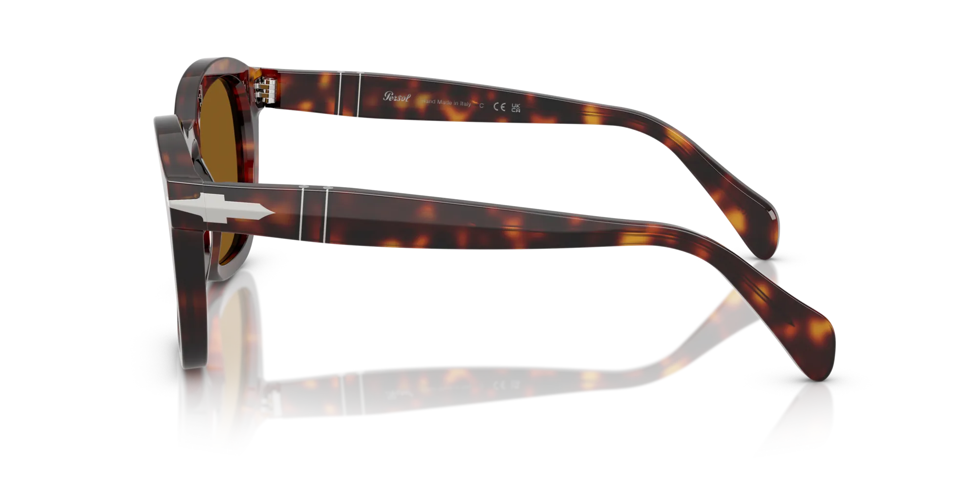 Persol PO0082S 24/33 Occhiali da sole Acetato Tartaruga Marrone Geometrica Normale - immagine 4
