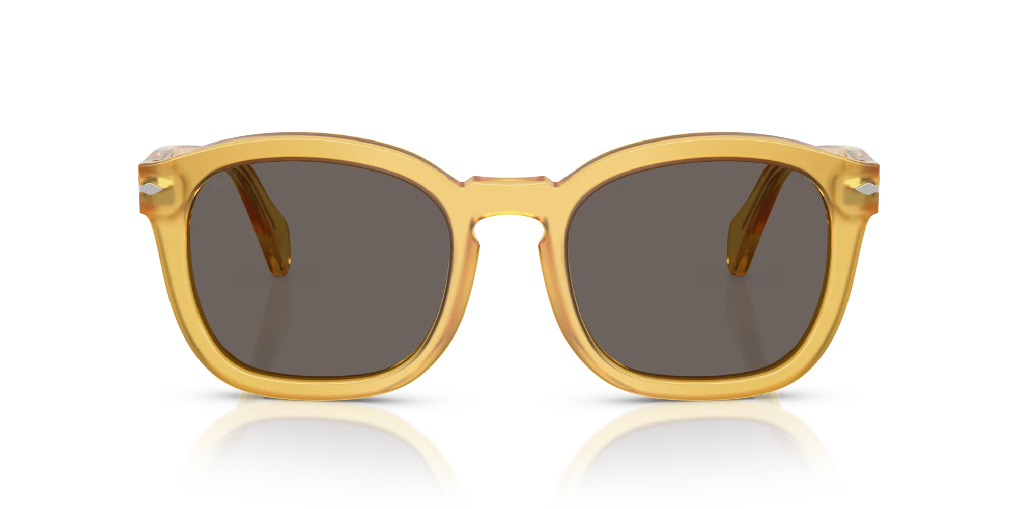 Persol PO0082S 204/B1 Occhiali da sole Acetato Giallo Grigio Geometrica Normale - immagine 3
