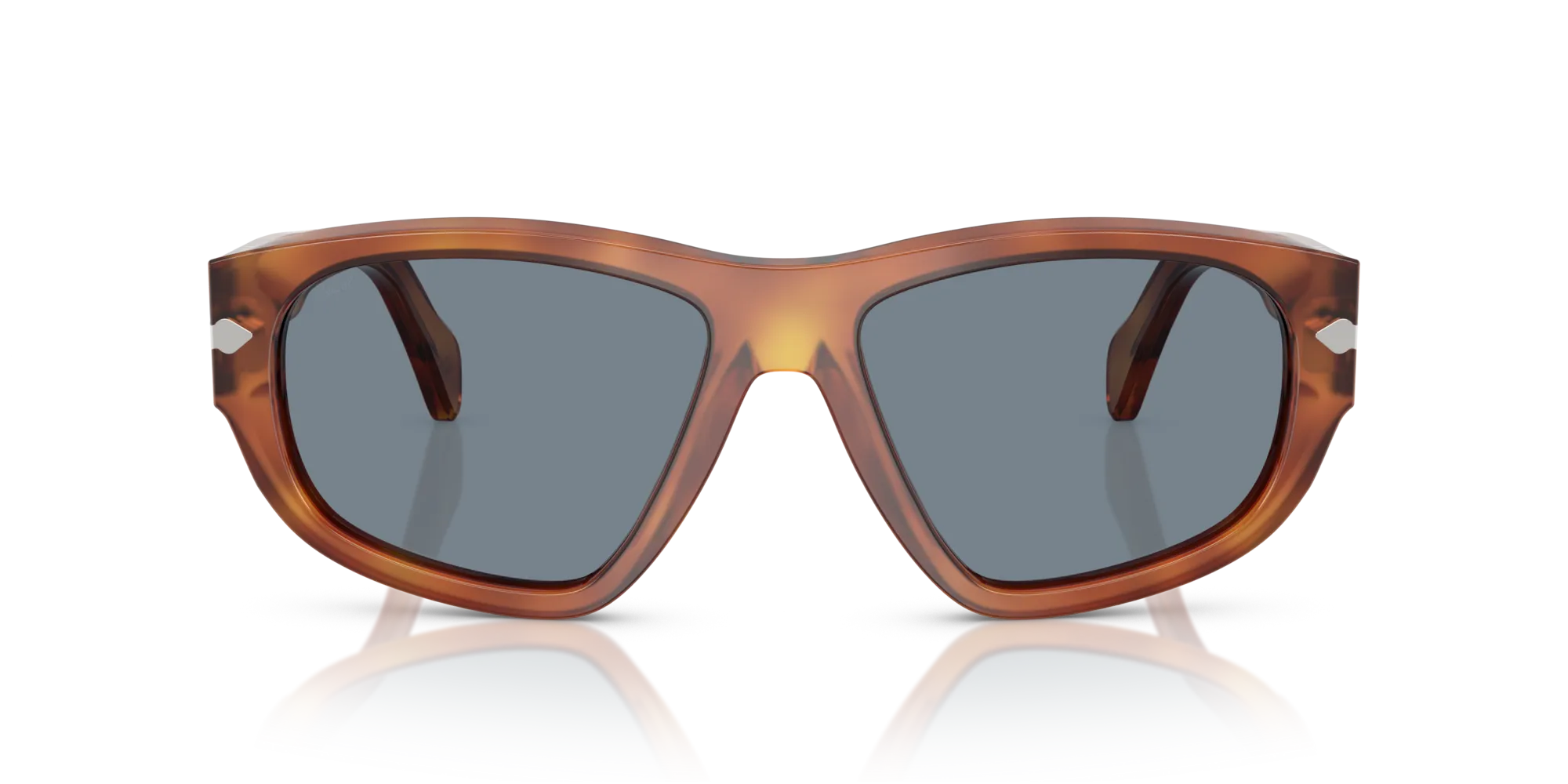 Persol PO0050S 96/56 Occhiali da sole Acetato Marrone Blu Geometrica Normale - immagine 3