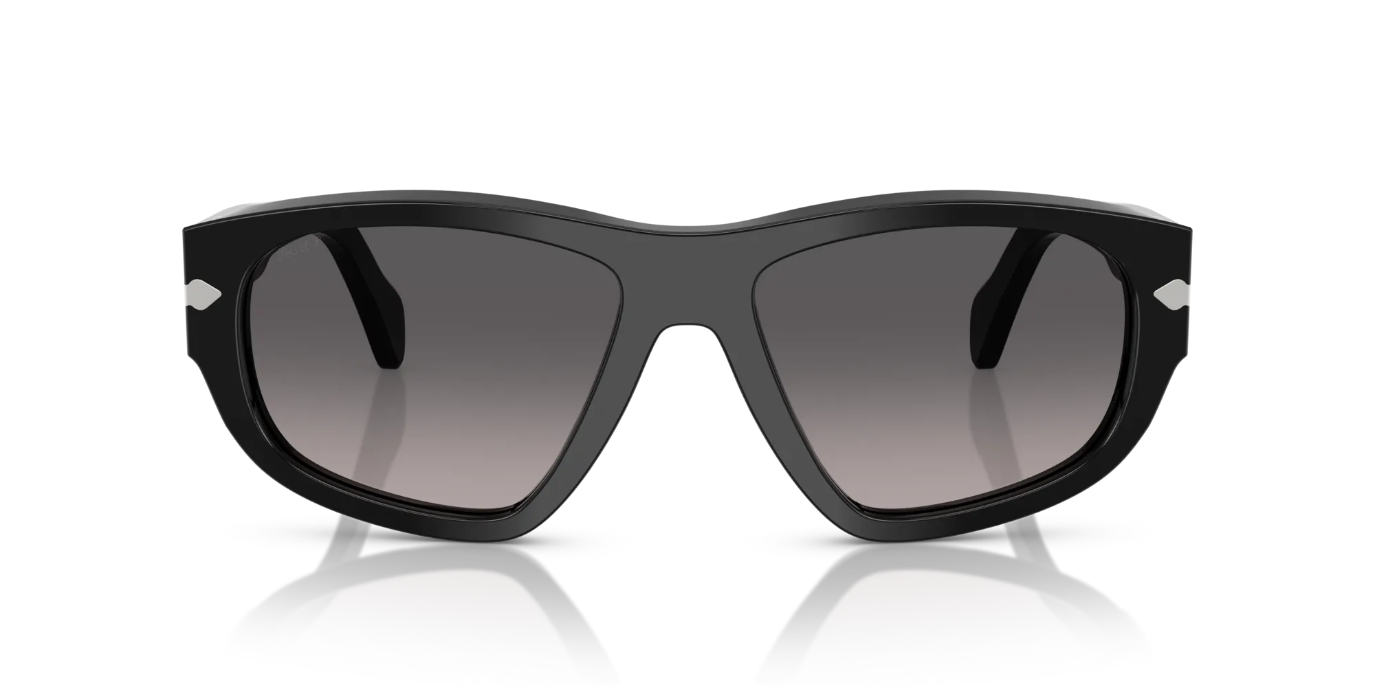 Persol PO0050S 95/M3 Occhiali da sole Acetato Nero Grigio Geometrica Polarizzata Sfumato - immagine 3