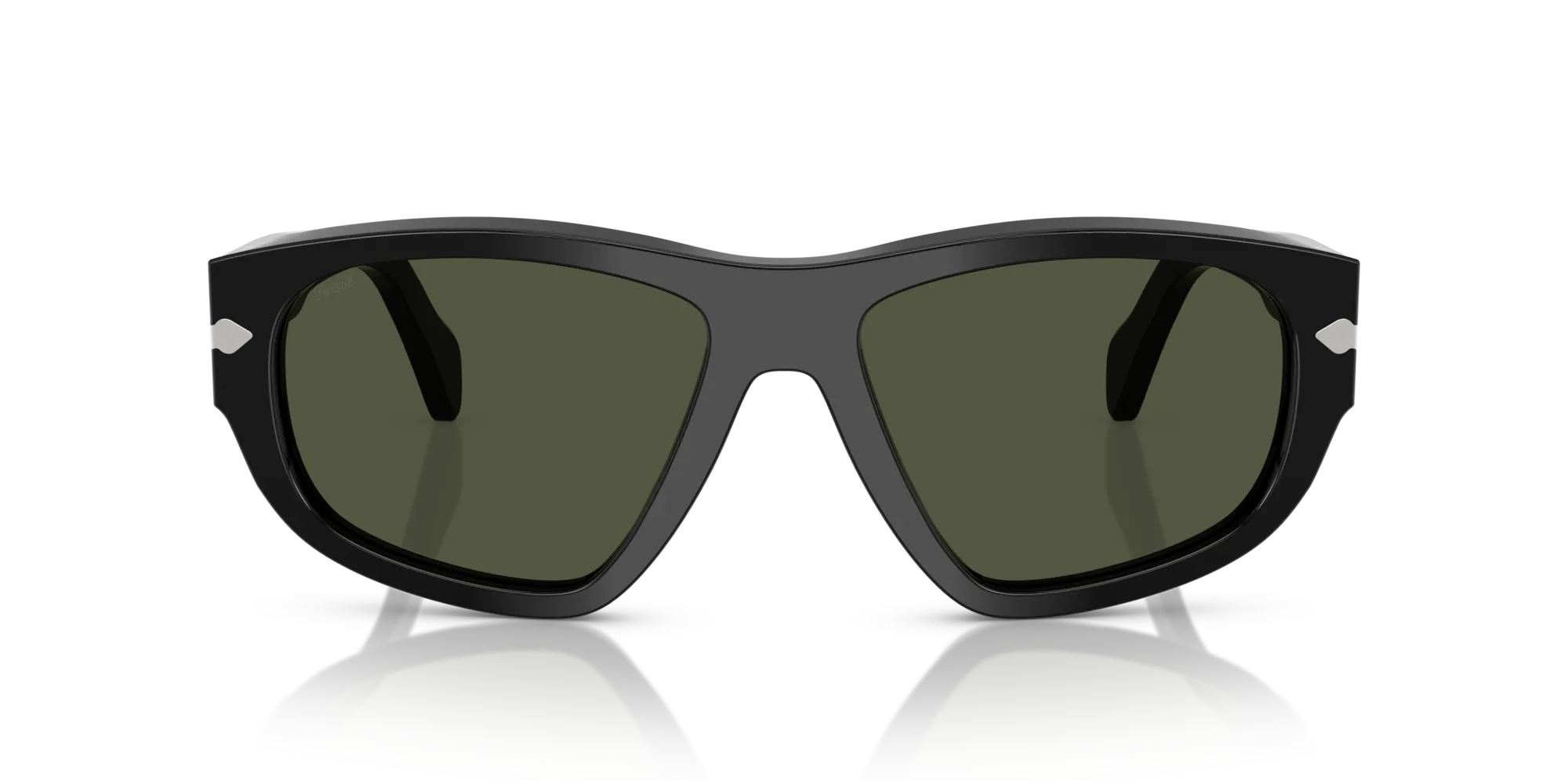 Persol PO0050S 95/31 Occhiali da sole Acetato Nero Verde Geometrica Normale - immagine 3
