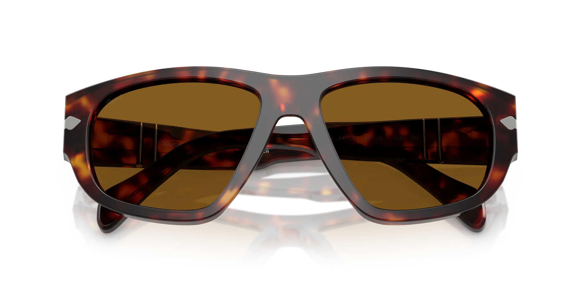 Persol PO0050S 24/33 Occhiali da sole Acetato Tartaruga Marrone Geometrica Normale - immagine 2