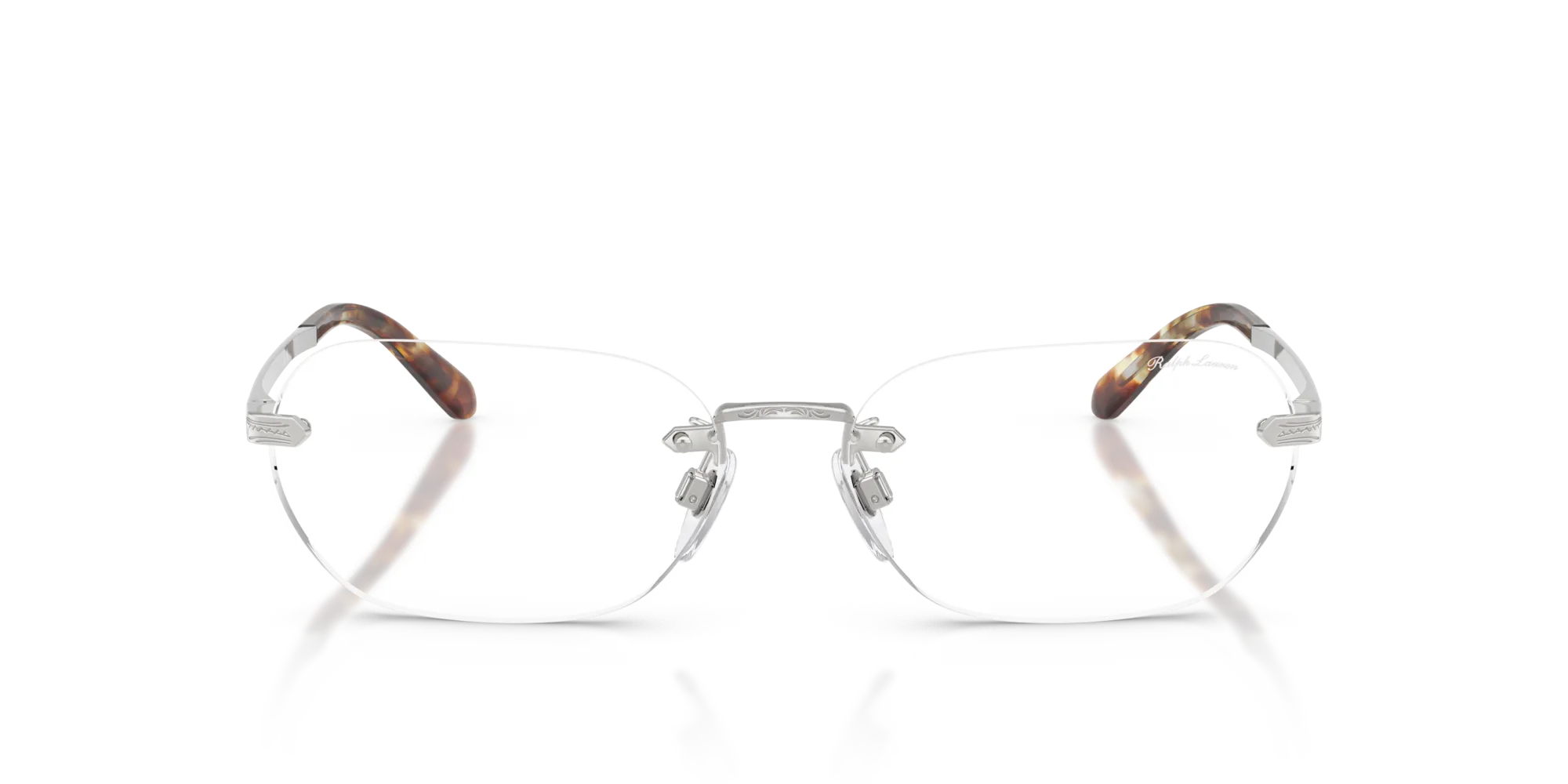 Ralph Lauren RL7089 9001SB Occhiali da sole Metallo Argento Trasparente Squadrata Normale - immagine 3