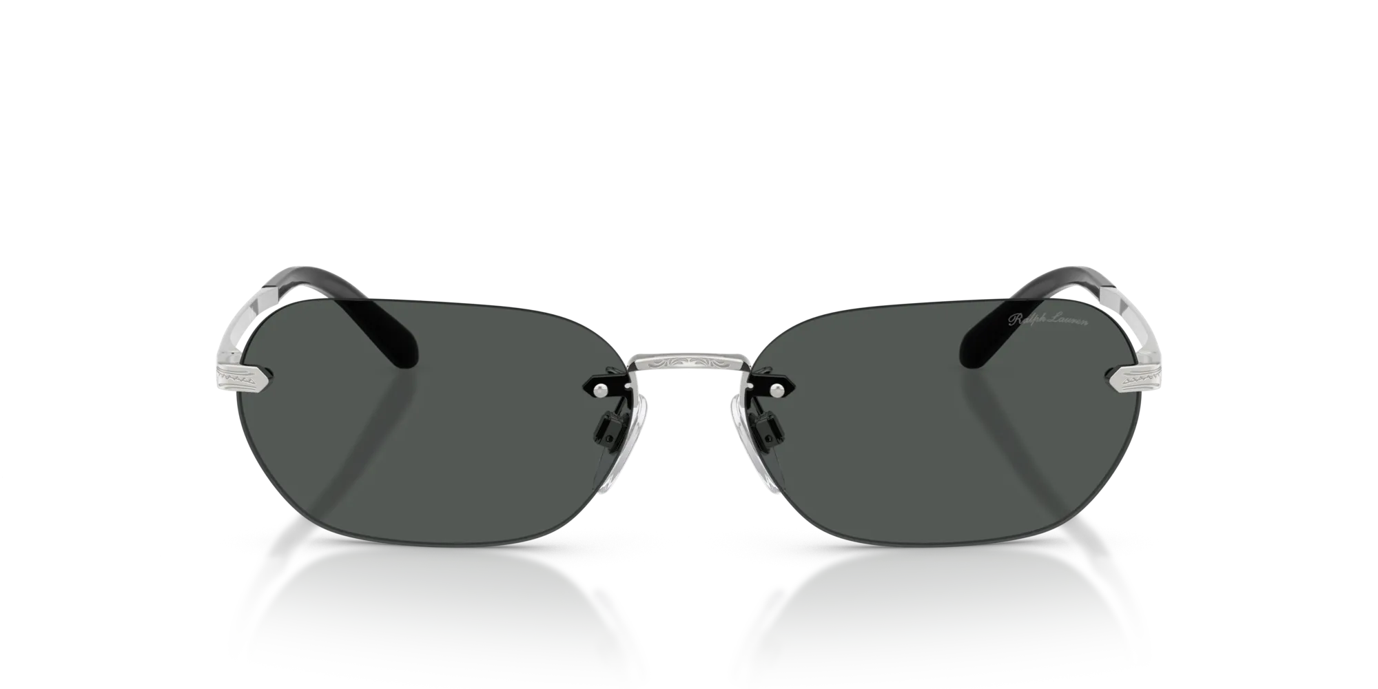 Ralph Lauren RL7089 900187 Occhiali da sole Metallo Argento Grigio Squadrata Normale - immagine 3