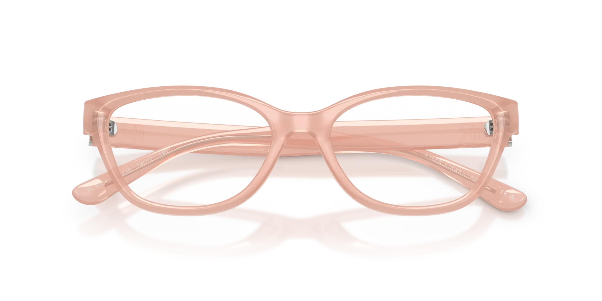 Ralph Lauren RL6254U 6246 Montature da vista Iniettato Rosa Squadrata Normale - immagine 2