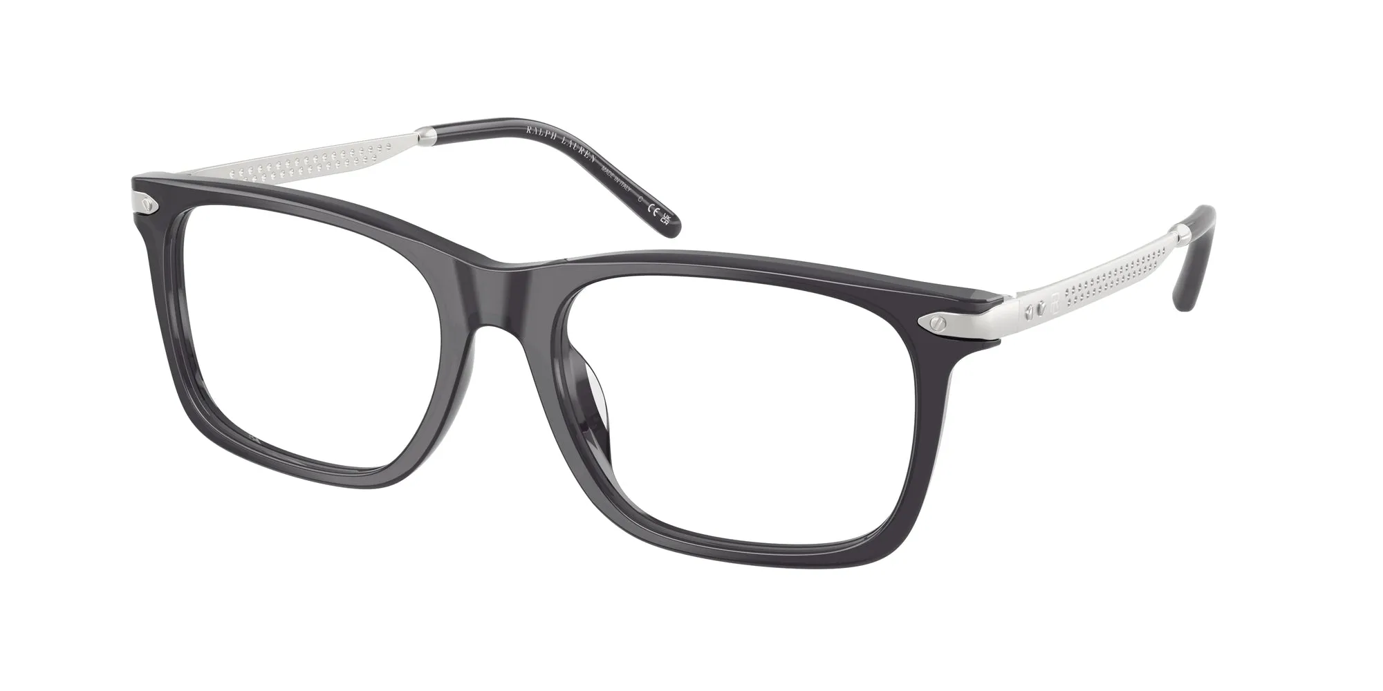 Ralph Lauren RL6253U 5965 Montature da vista Acetato Grigio Trasparente Squadrata Normale - immagine 1