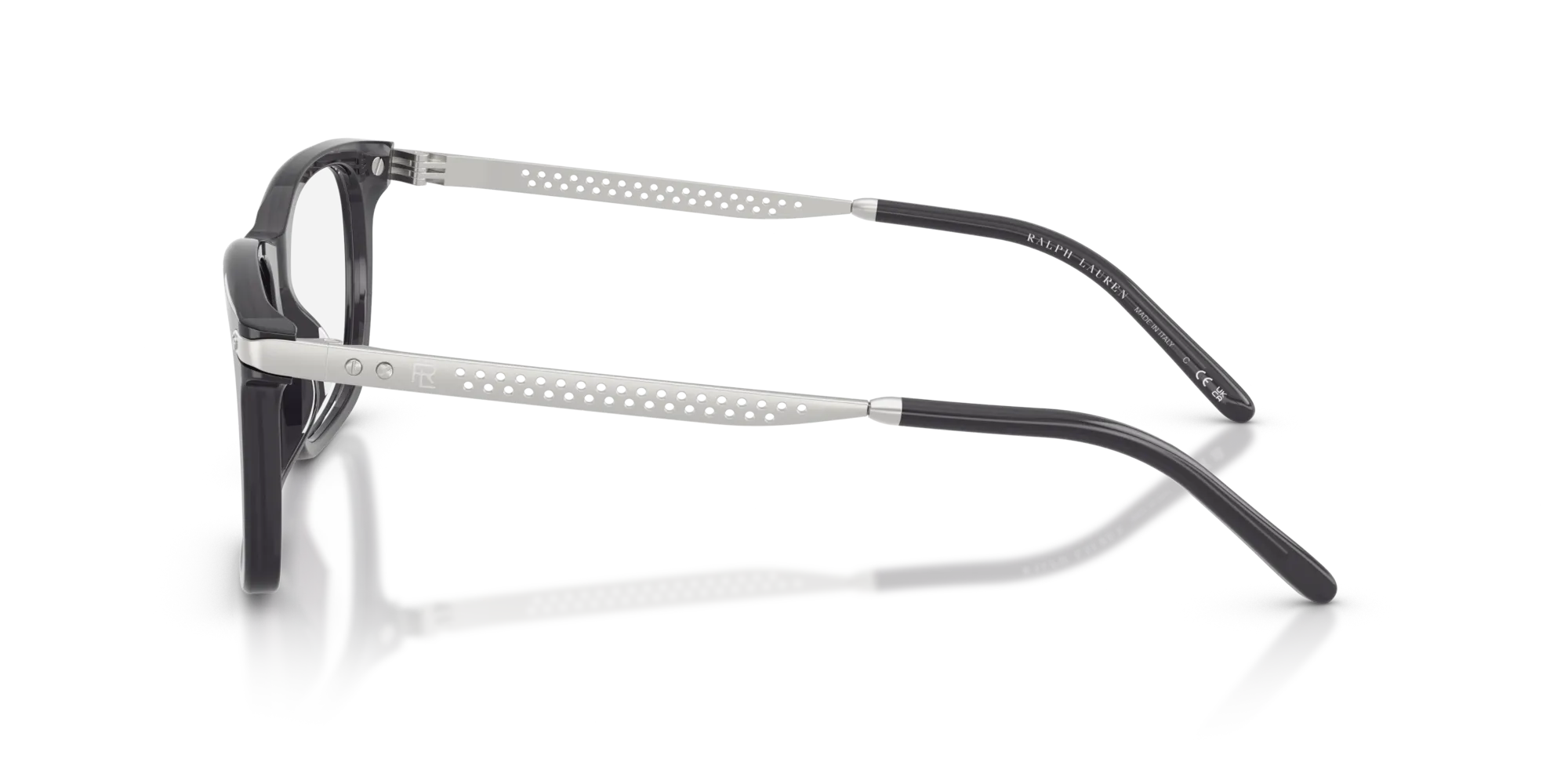 Ralph Lauren RL6253U 5965 Montature da vista Acetato Grigio Trasparente Squadrata Normale - immagine 4