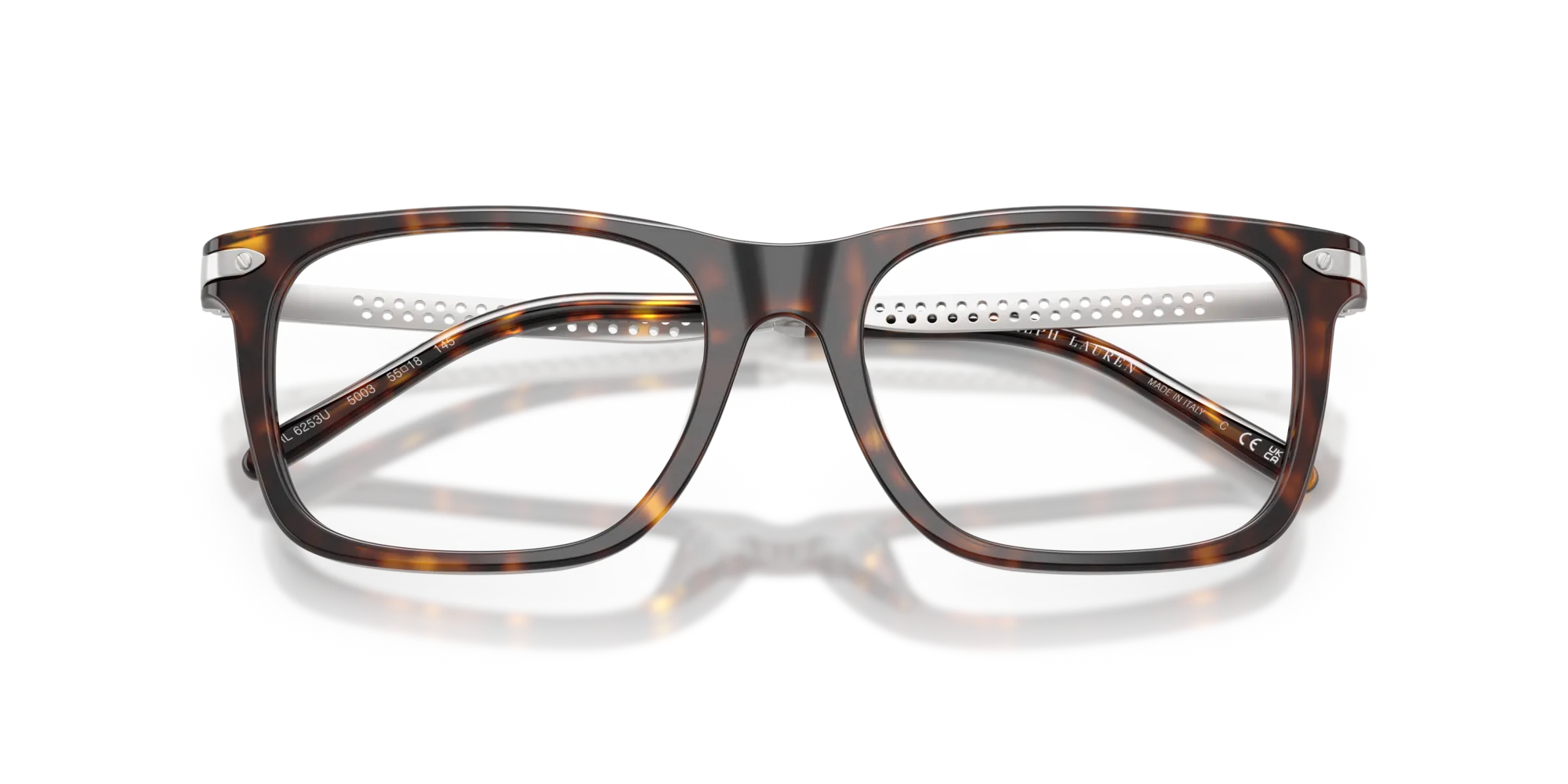 Ralph Lauren RL6253U 5003 Montature da vista Acetato Marrone Squadrata Normale - immagine 2