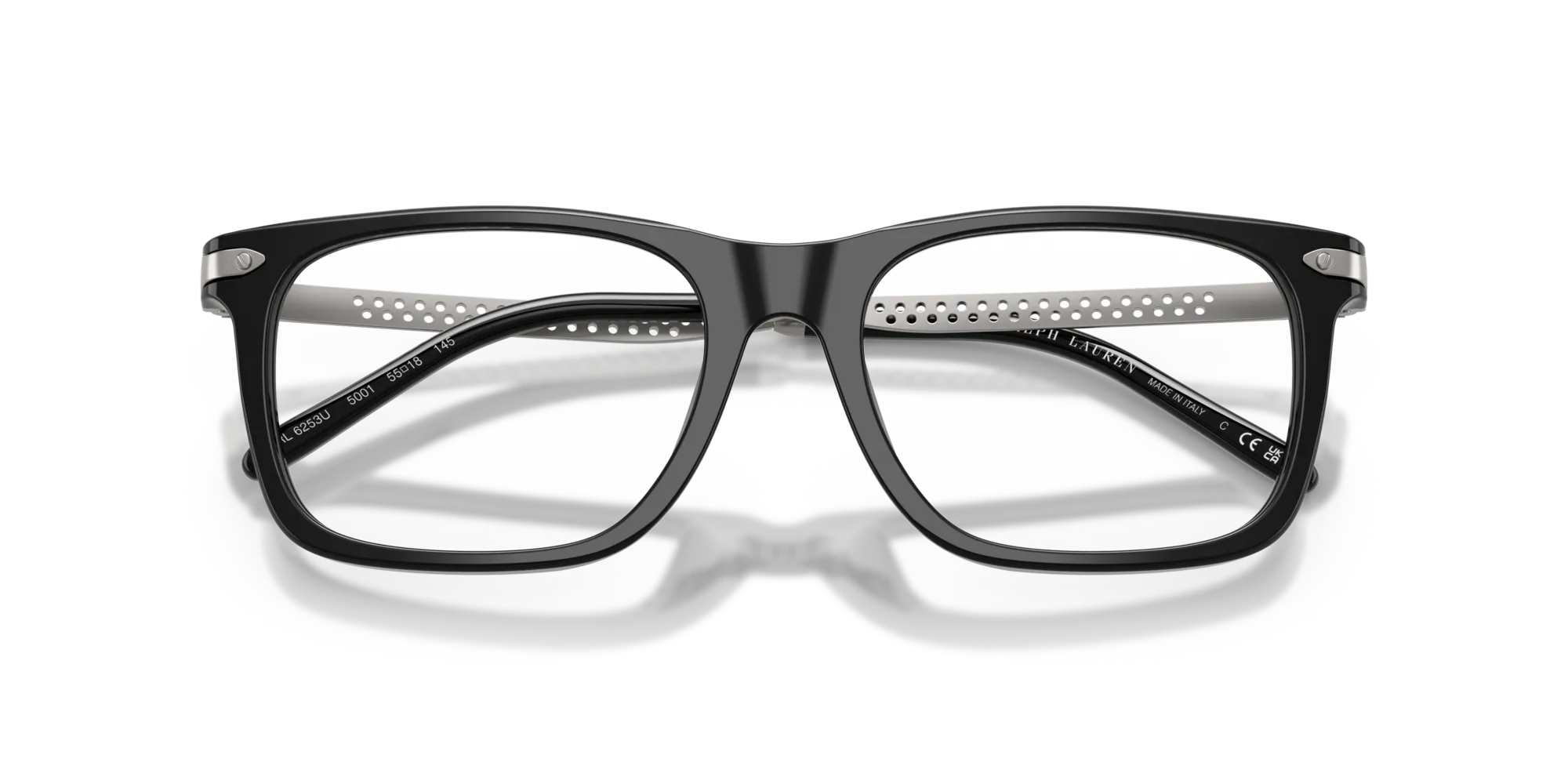 Ralph Lauren RL6253U 5001 Montature da vista Acetato Nero Squadrata Normale - immagine 2