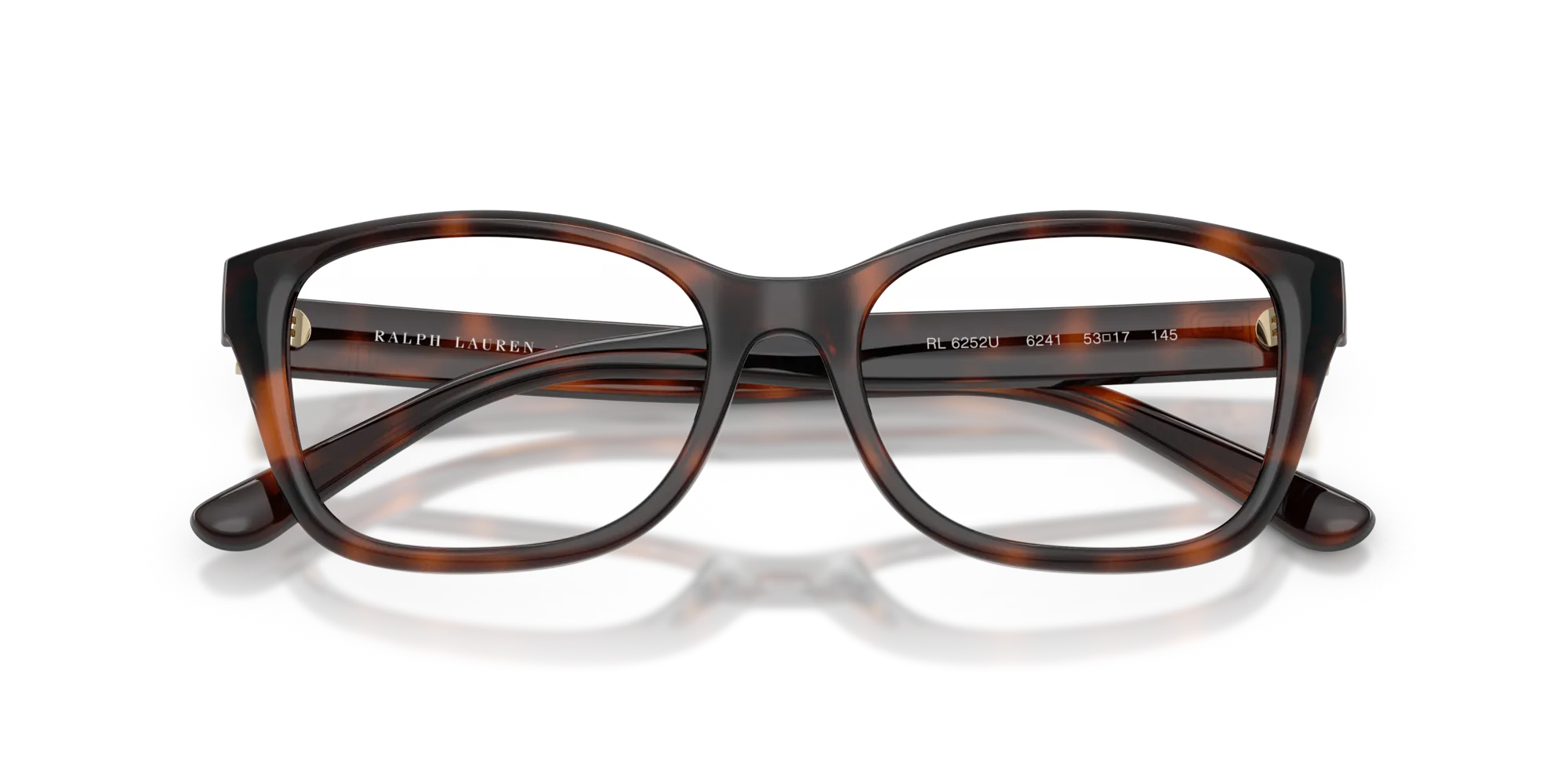 Ralph Lauren RL6252U 6241 Montature da vista Iniettato Tartaruga Squadrata Normale - immagine 2