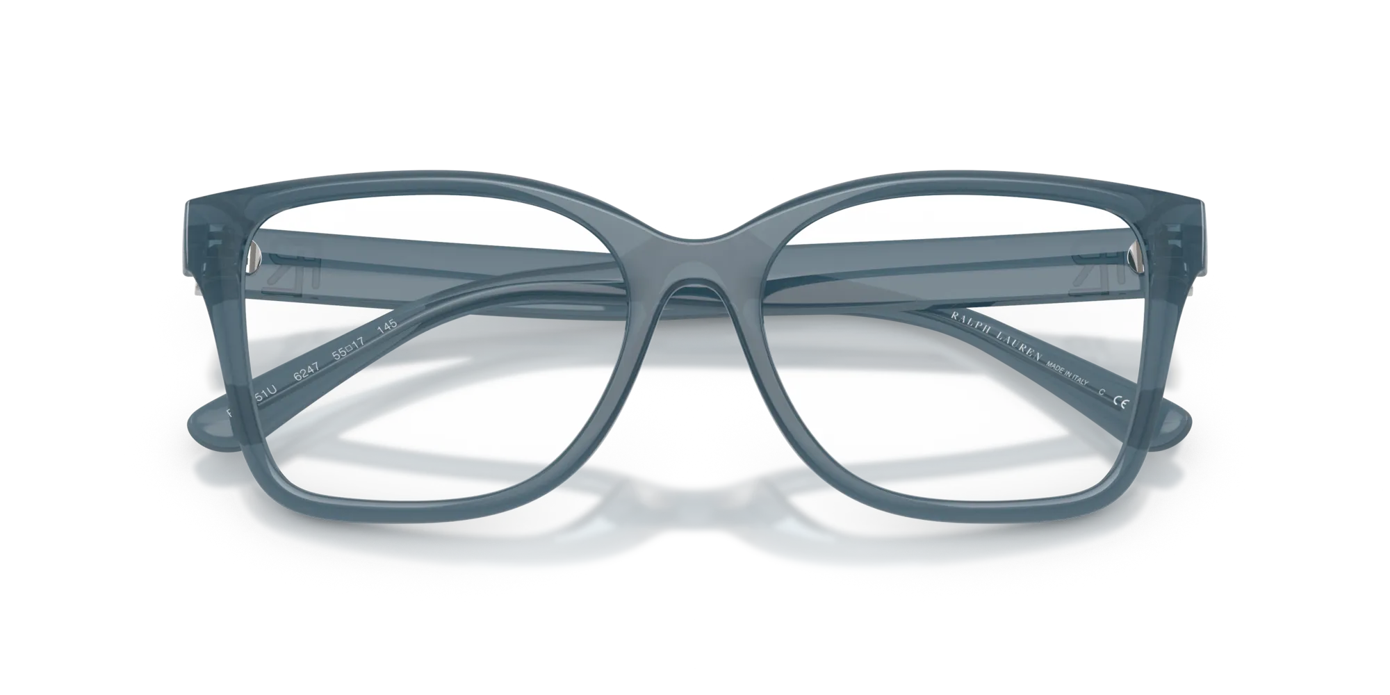 Ralph Lauren RL6251U 6247 Montature da vista Iniettato Blu Squadrata Normale - immagine 2