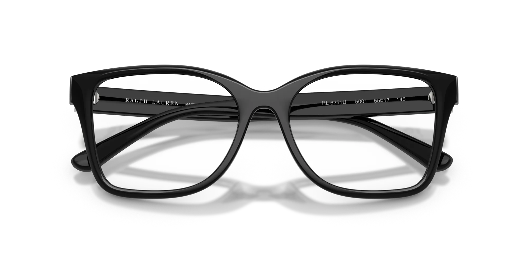 Ralph Lauren RL6251U 5001 Montature da vista Iniettato Nero Squadrata Normale - immagine 2