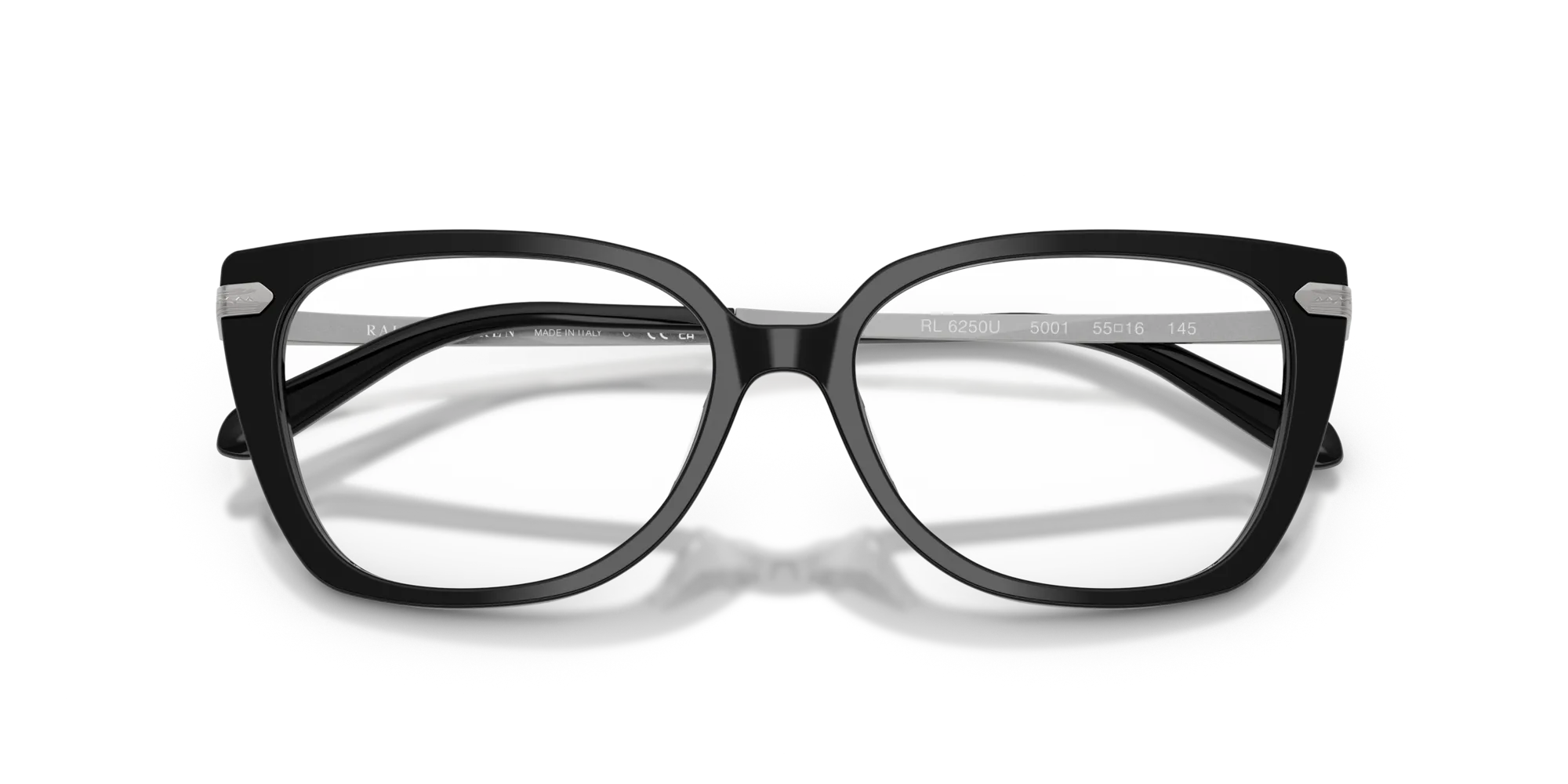 Ralph Lauren RL6250U 5001 Montature da vista Acetato Nero Squadrata Normale - immagine 2