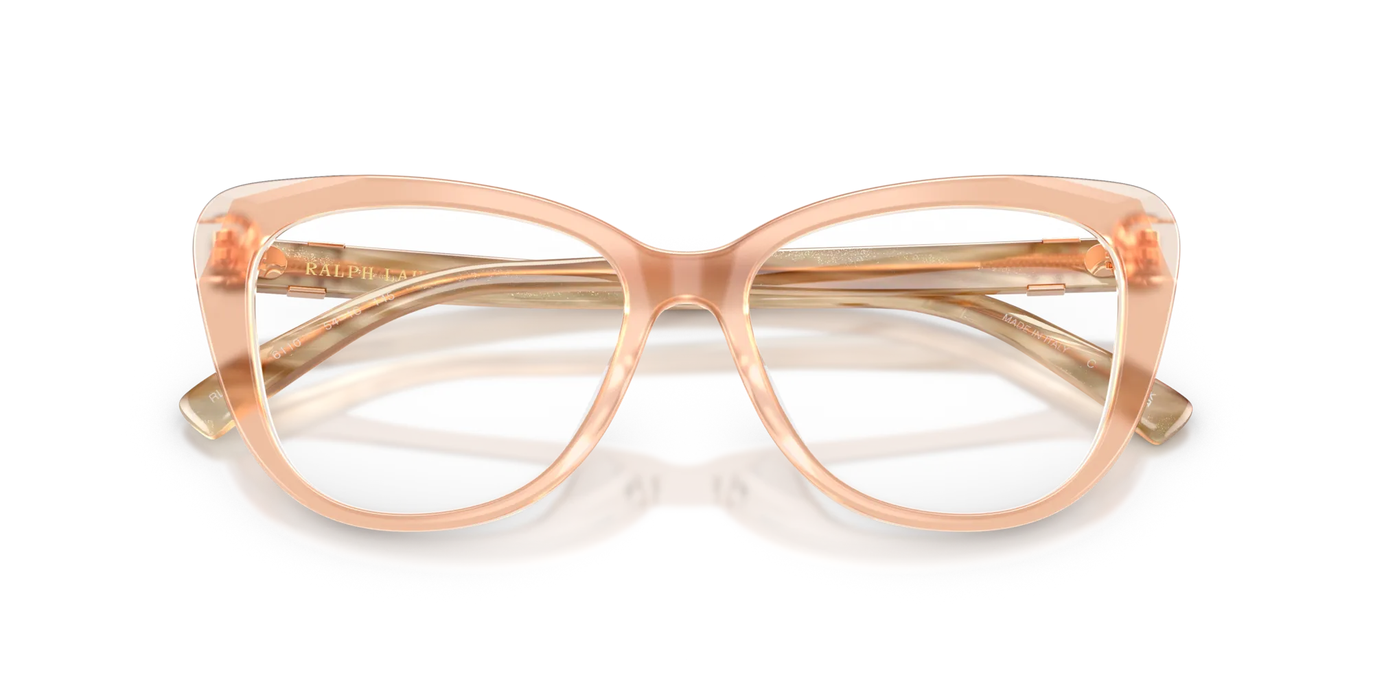 Ralph Lauren RL6232U 6110 Montature da vista Acetato Rosa Cat Eye Normale - immagine 2