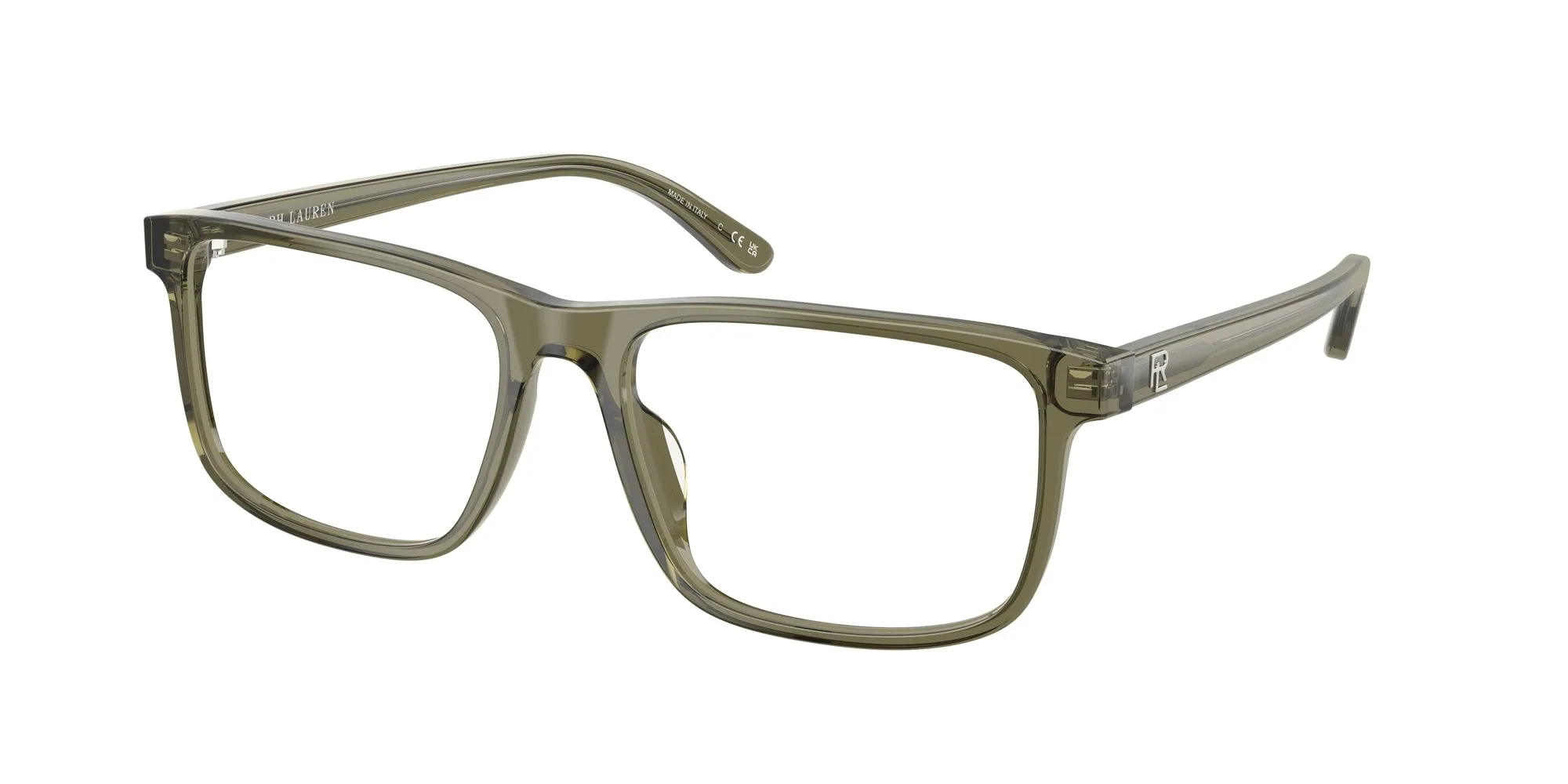 Ralph Lauren RL6225U 6284 Montature da vista Acetato Verde Squadrata Normale - immagine 1