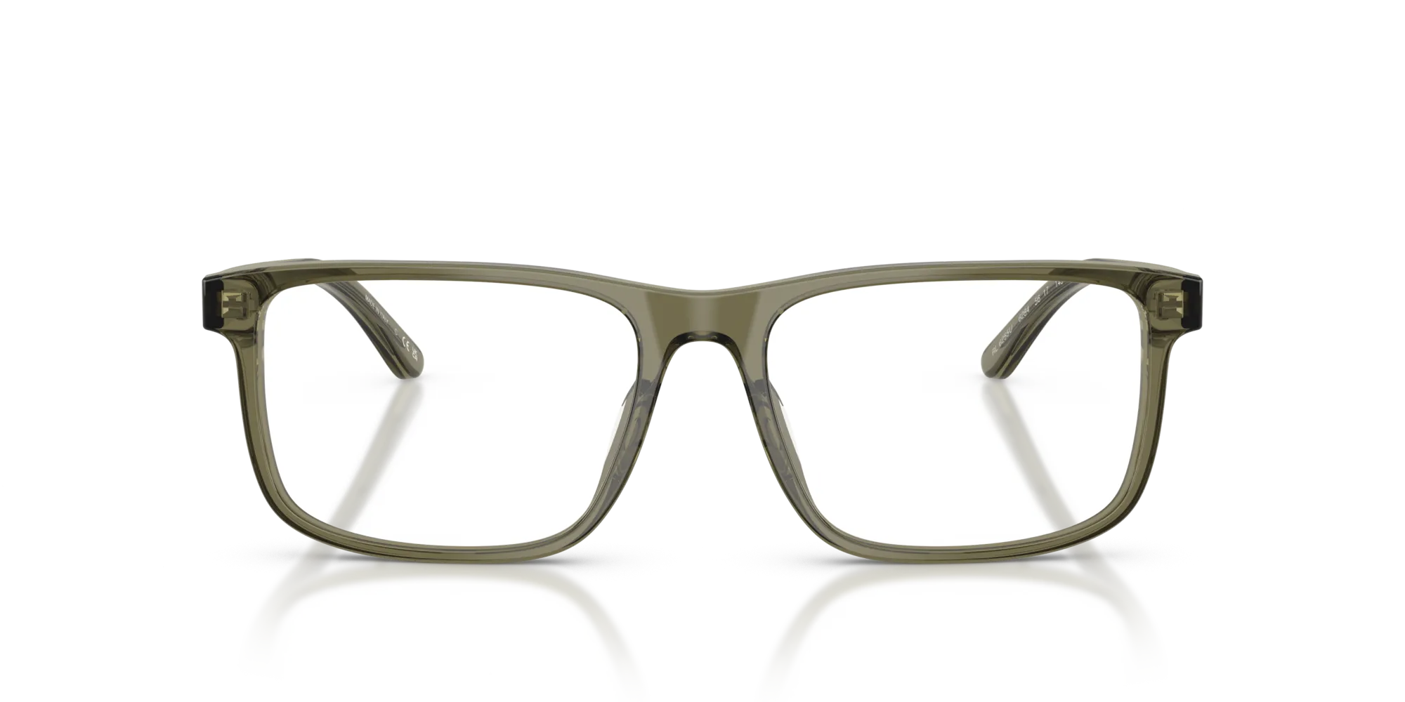 Ralph Lauren RL6225U 6284 Montature da vista Acetato Verde Trasparente Squadrata Normale - immagine 3