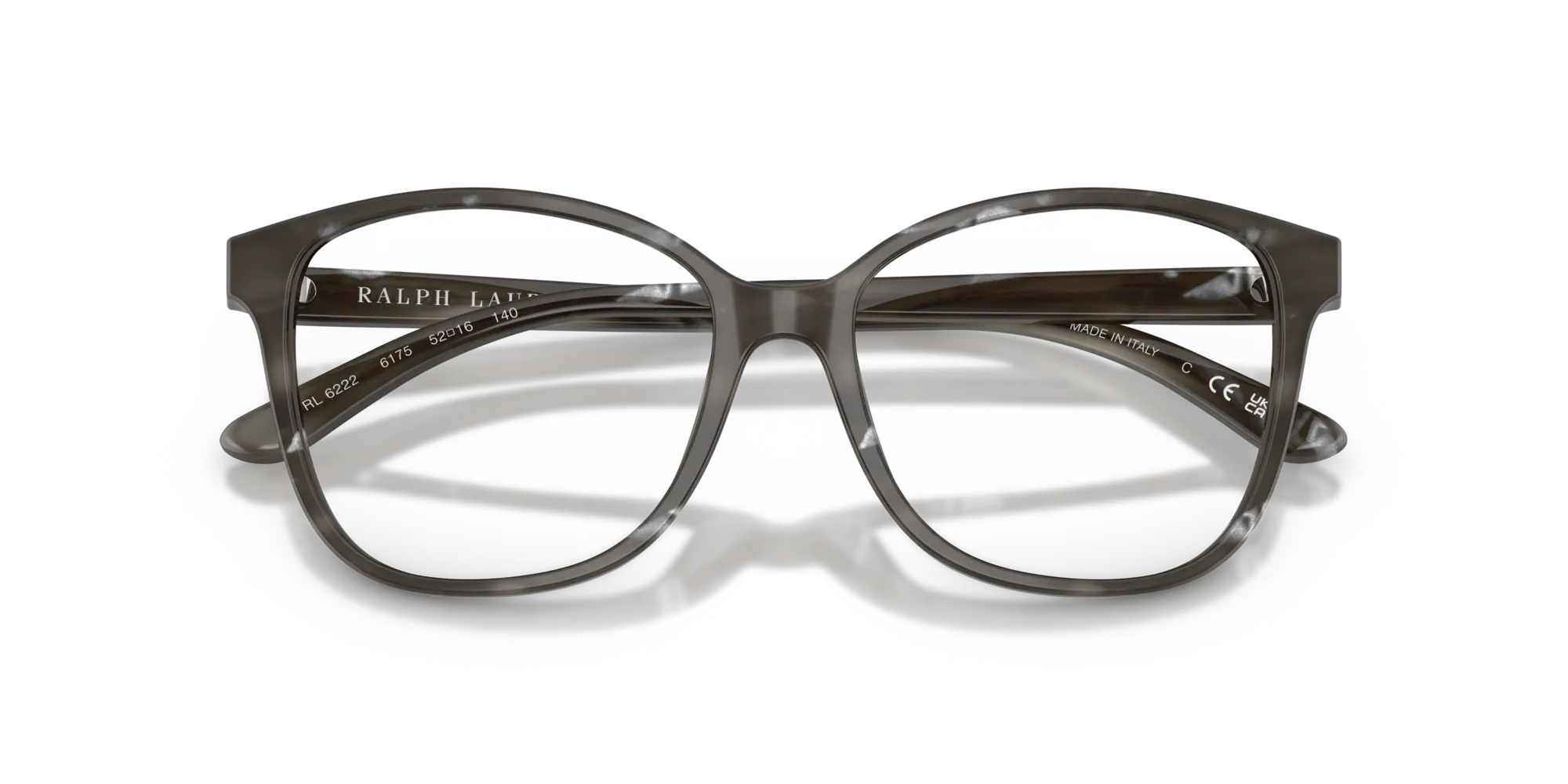 Ralph Lauren RL6222 6175 Montature da vista Acetato Nero Cat Eye Normale - immagine 2