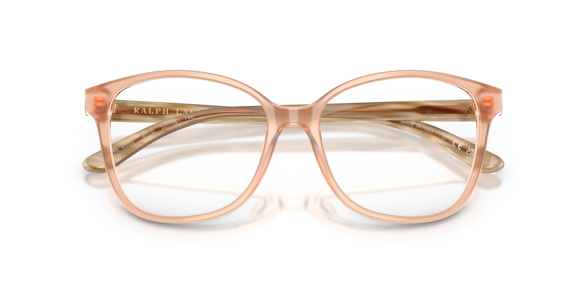 Ralph Lauren RL6222 6110 Montature da vista Acetato Rosa Cat Eye Normale - immagine 2