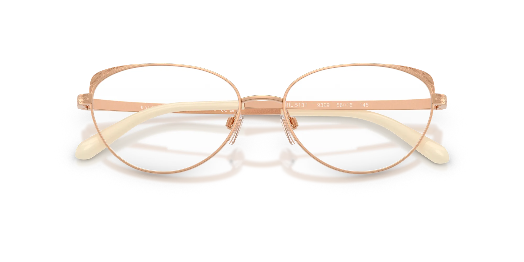 Ralph Lauren RL5131 9329 Montature da vista Acciaio Oro Cat Eye Normale - immagine 2