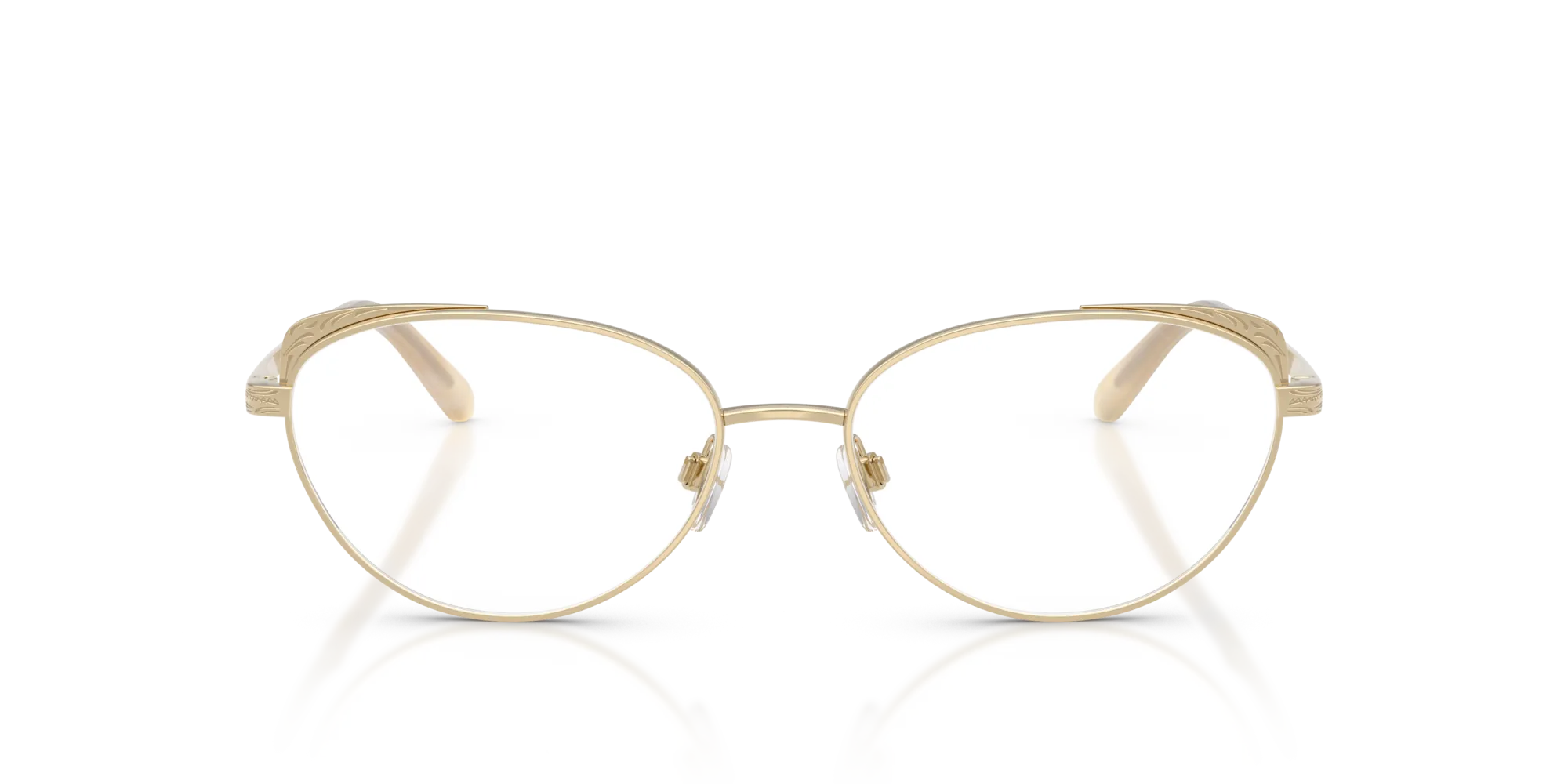 Ralph Lauren RL5131 9116 Montature da vista Acciaio Oro Trasparente Cat Eye Normale - immagine 3