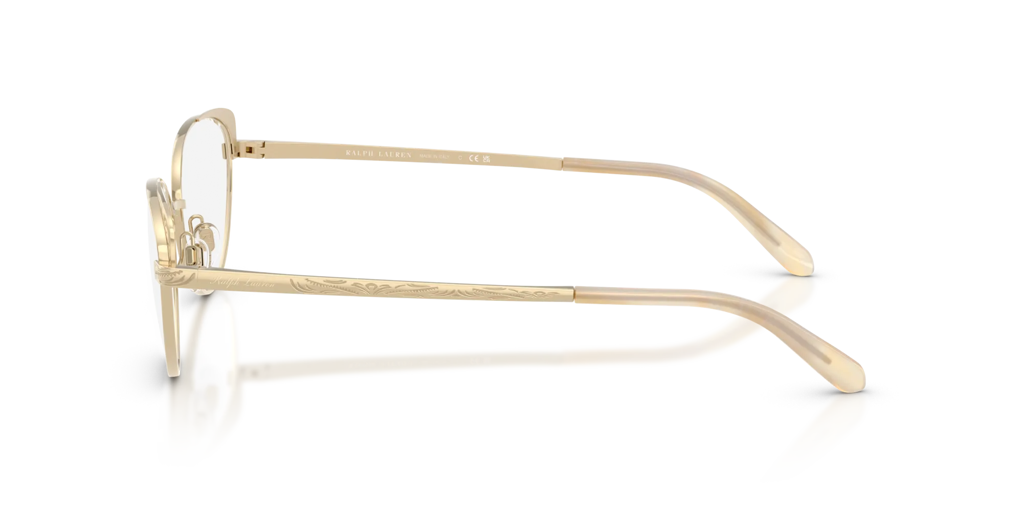 Ralph Lauren RL5131 9116 Montature da vista Acciaio Oro Trasparente Cat Eye Normale - immagine 4