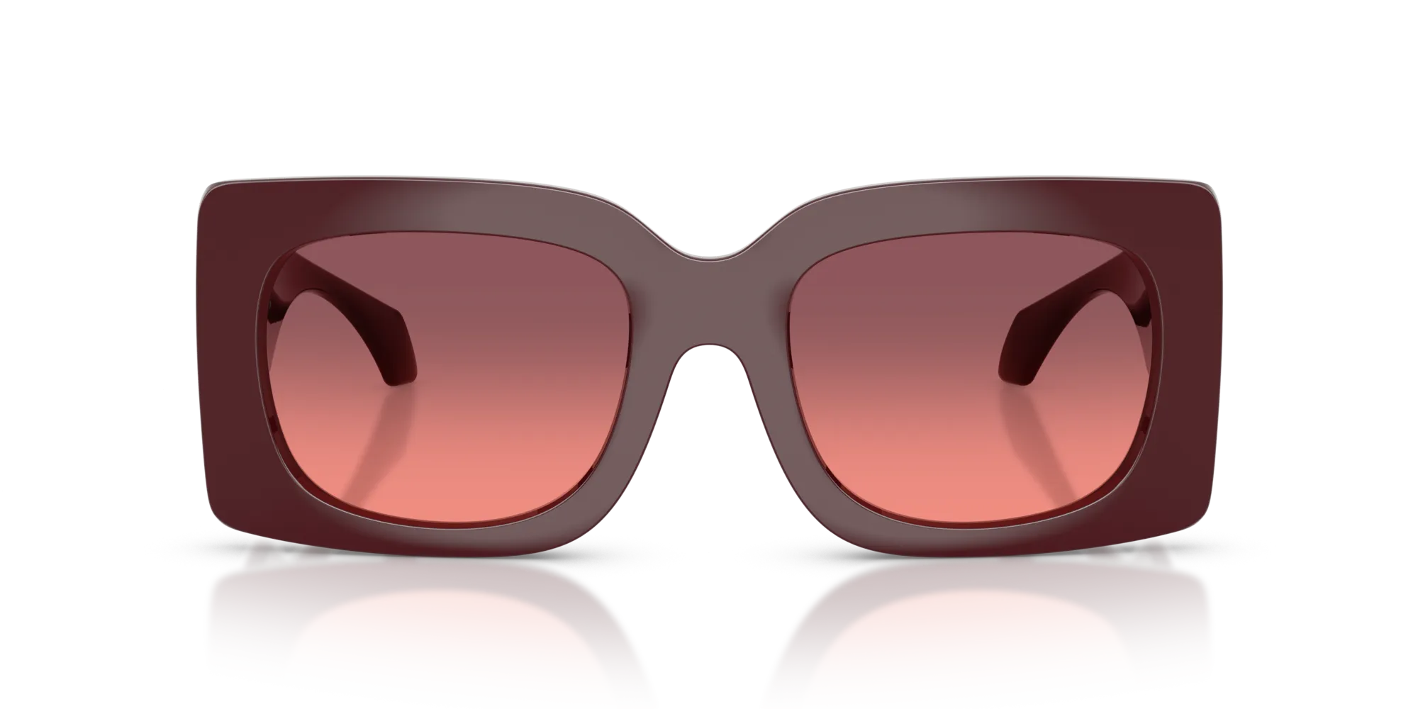 Versace VE4496U 551520 Occhiali da sole Iniettato Viola Rosa Squadrata Normale Sfumato - immagine 3