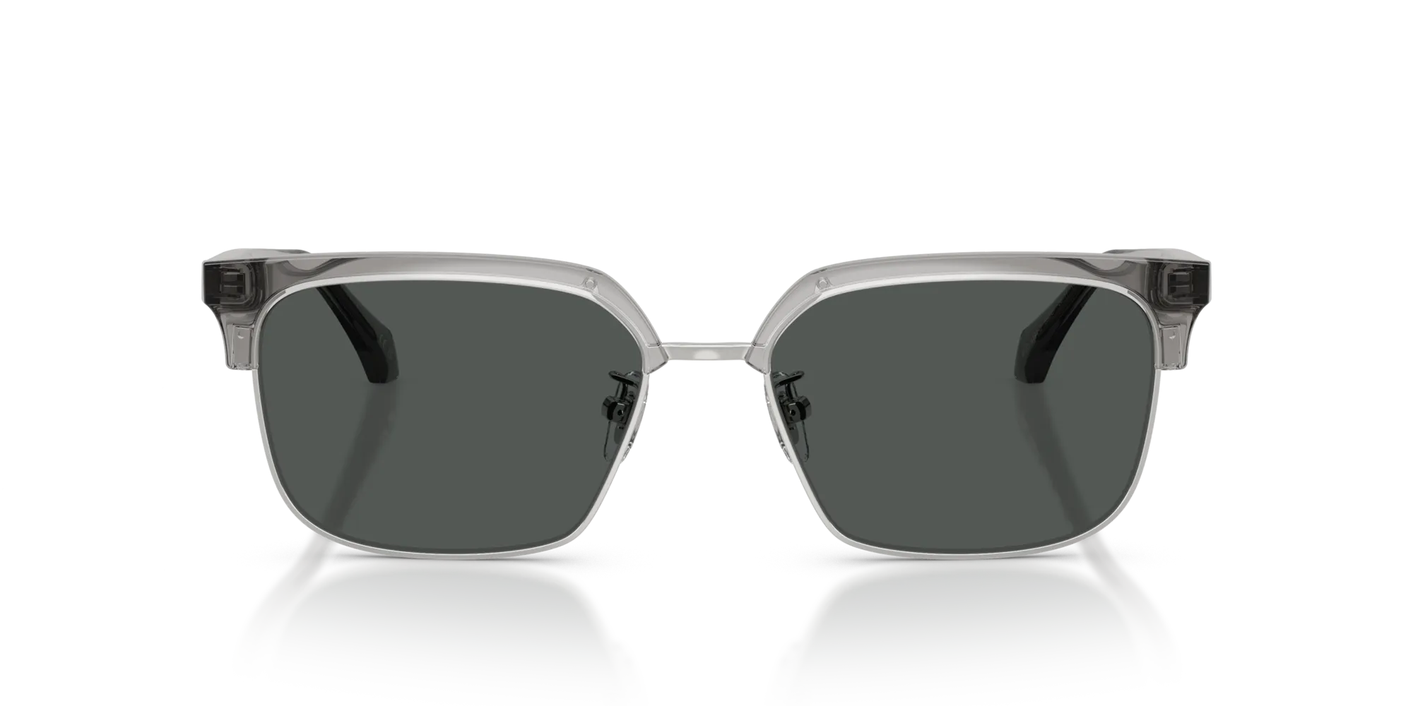 Versace VE4494D 593/87 Occhiali da sole Iniettato Grigio Grigio Squadrata Normale - immagine 3