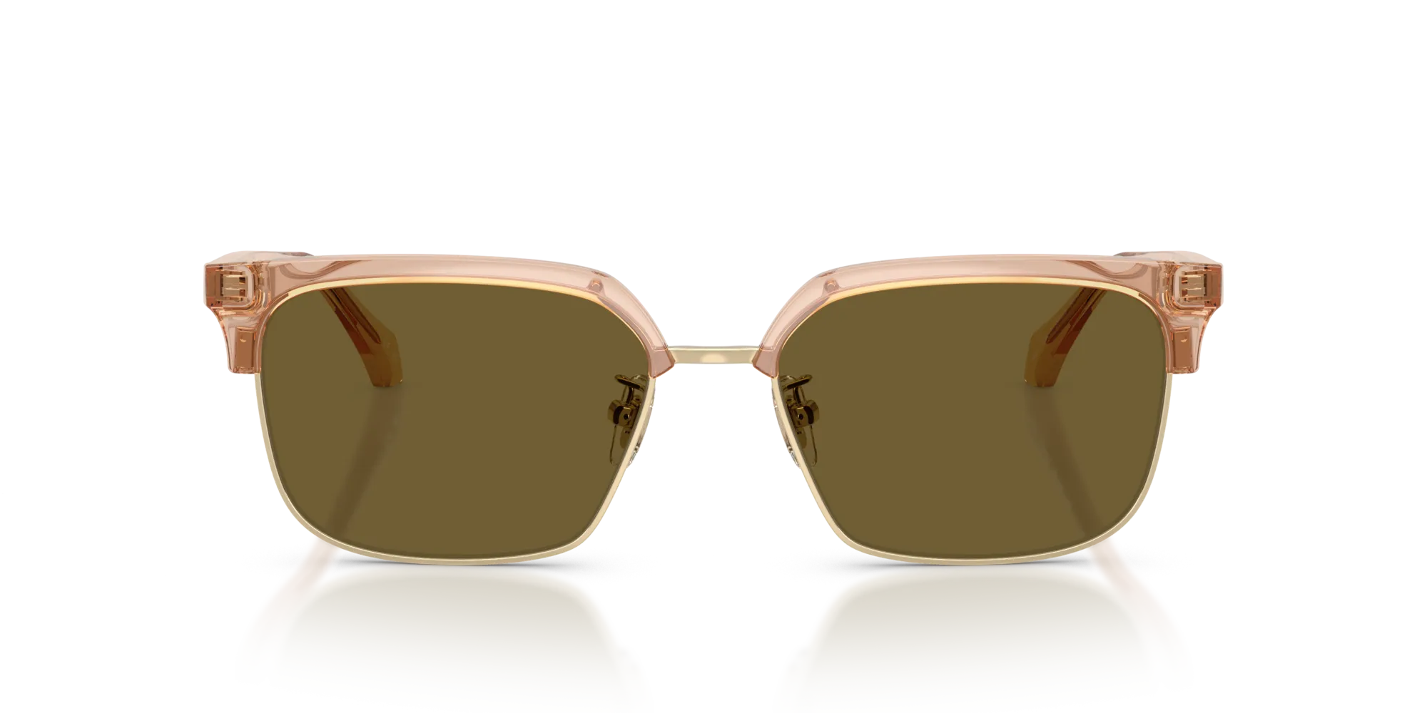 Versace VE4494D 551883 Occhiali da sole Iniettato Marrone Marrone Squadrata Normale - immagine 3