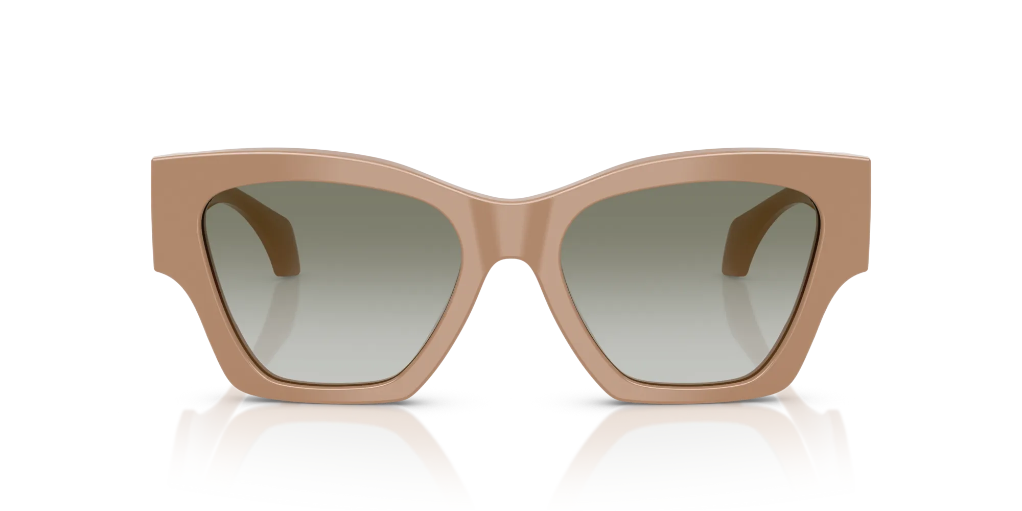 Versace VE4492U 55178E Occhiali da sole Acetato Marrone Verde Squadrata Normale Sfumato - immagine 3