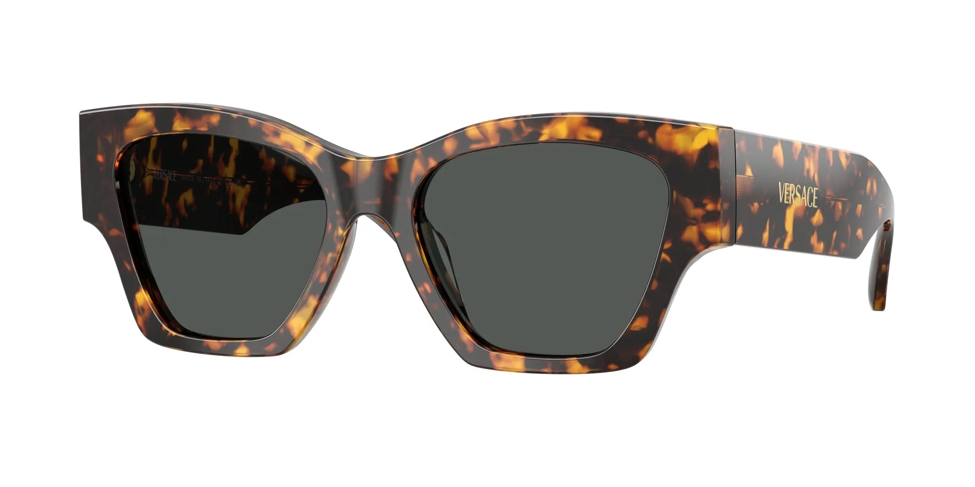 Versace VE4492U 551487 Occhiali da sole Acetato Tartaruga Grigio Squadrata Normale - immagine 1