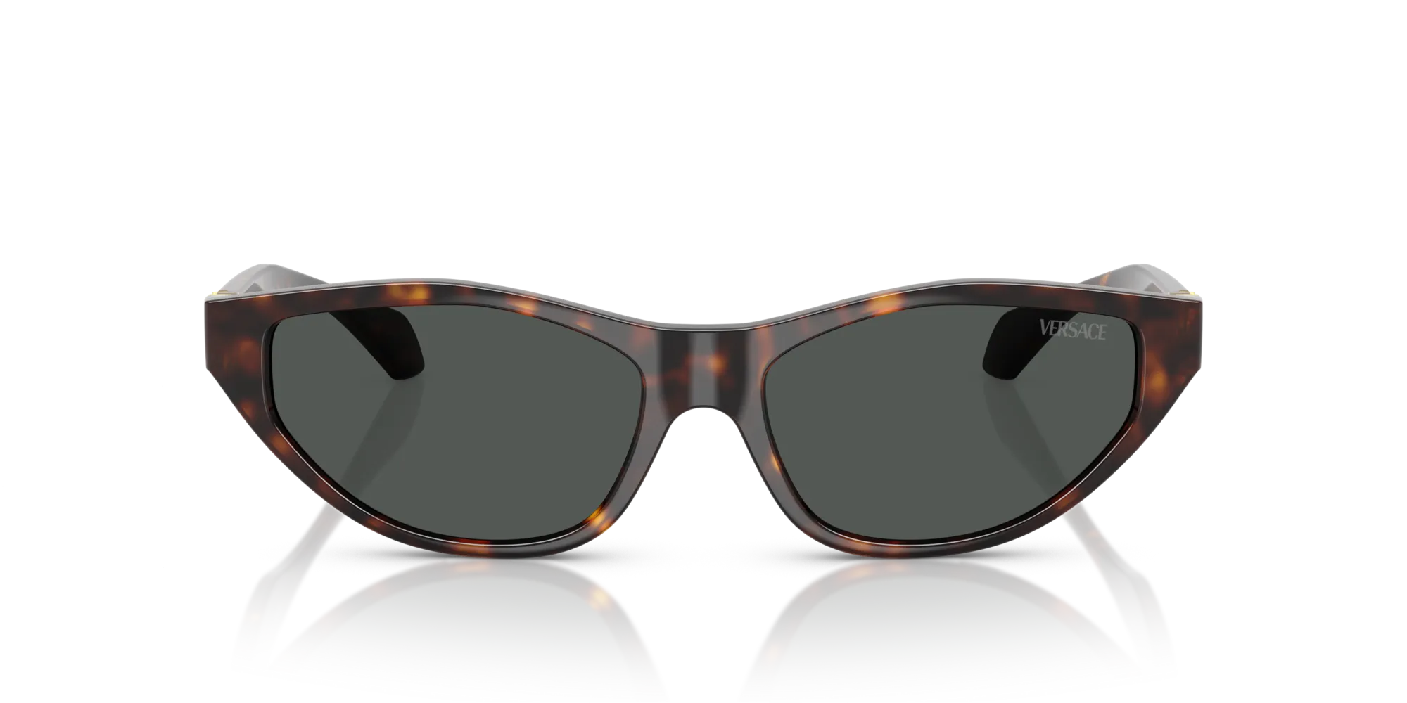 Versace VE4491U 108/87 Occhiali da sole Iniettato Tartaruga Grigio Cat Eye Normale - immagine 3