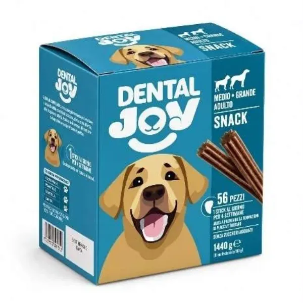 DentalJoy Dog Adult Medium/Large Snack Dentali 56 stick - immagine 1