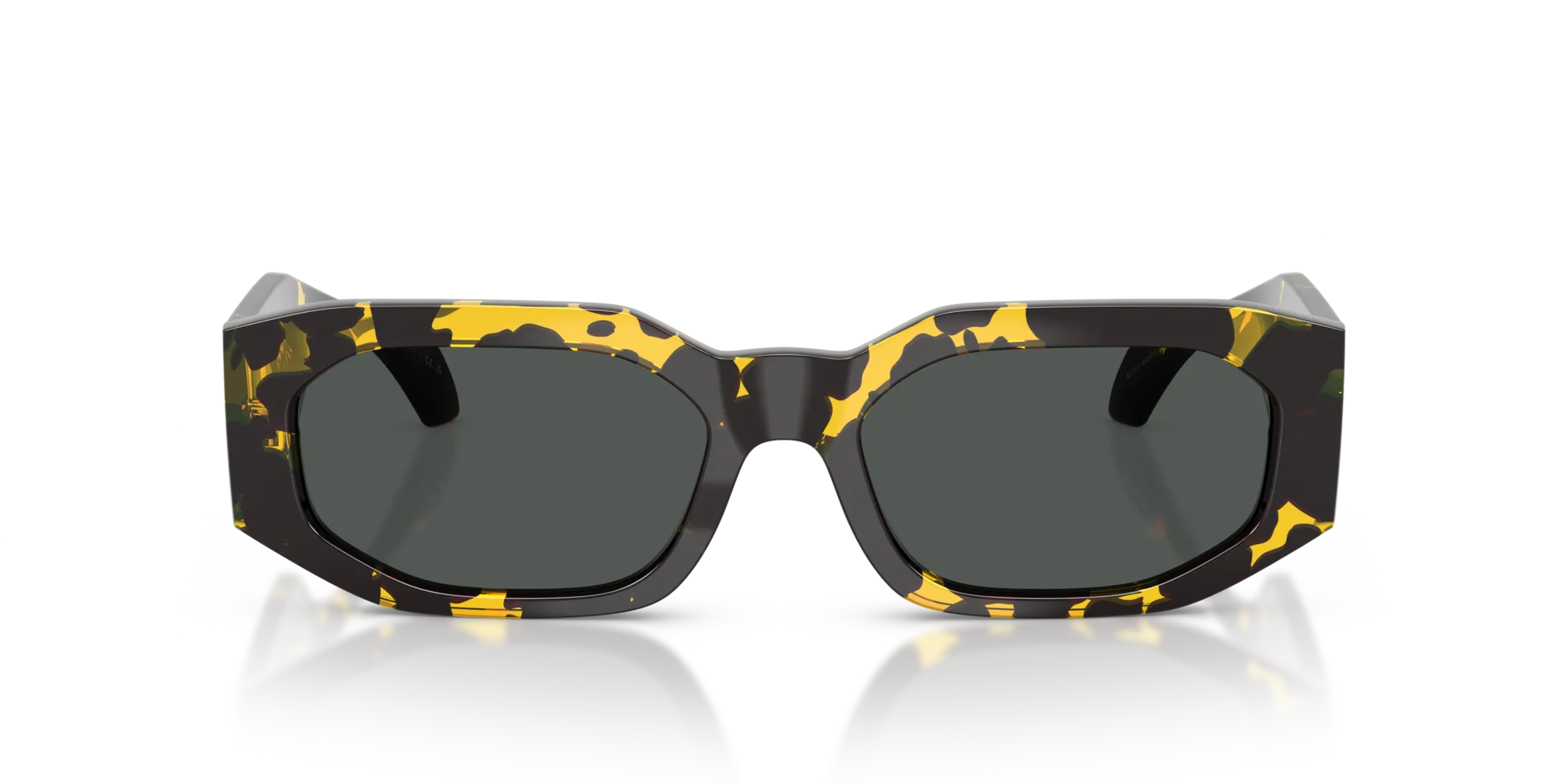 Versace VE4489U 552887 Occhiali da sole Iniettato Tartaruga Grigio Geometrica Normale - immagine 3