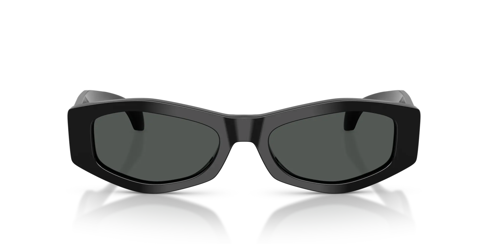 Versace VE4487 GB1/87 Occhiali da sole Acetato Nero Grigio Geometrica Normale - immagine 3