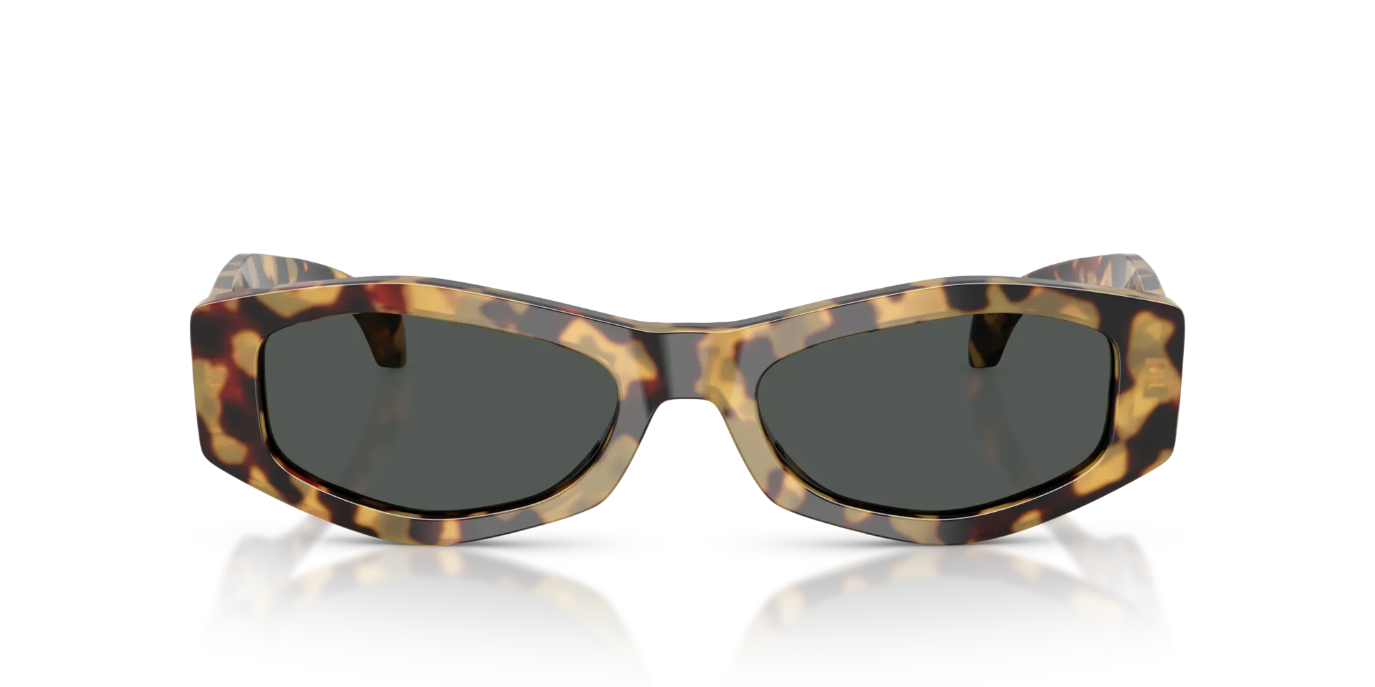 Versace VE4487 777/87 Occhiali da sole Acetato Tartaruga Grigio Geometrica Normale - immagine 3