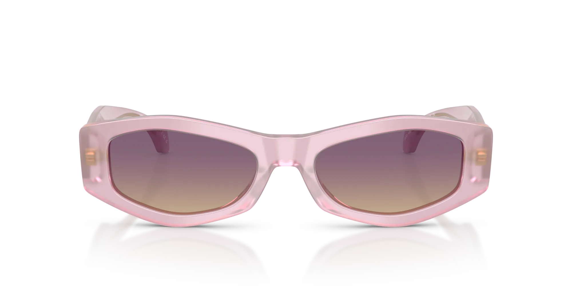Versace VE4487 551370 Occhiali da sole Acetato Viola Giallo Geometrica Normale Sfumato - immagine 3