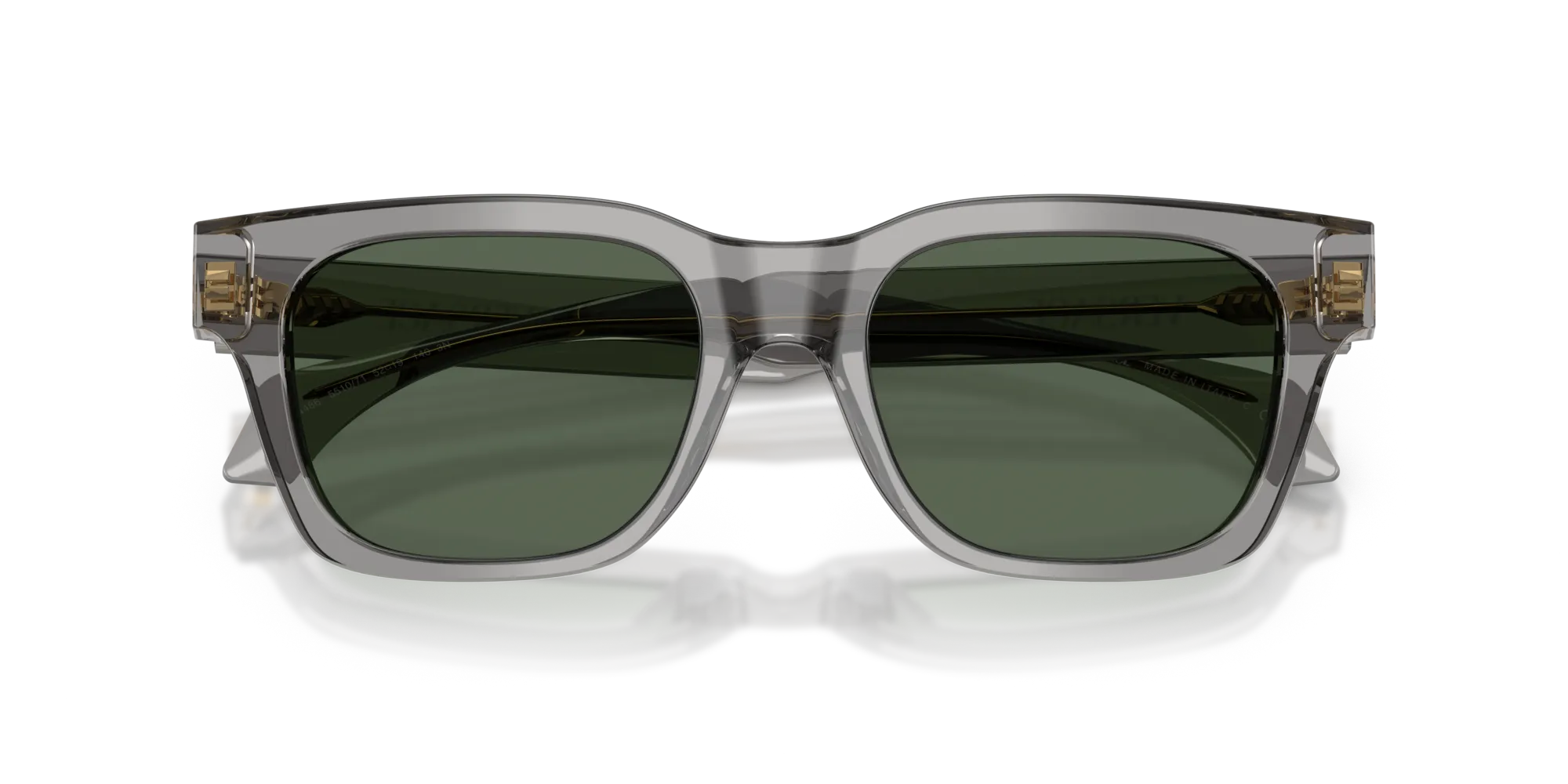 Versace VE4486 551071 Occhiali da sole Acetato Grigio Verde Squadrata Normale - immagine 2