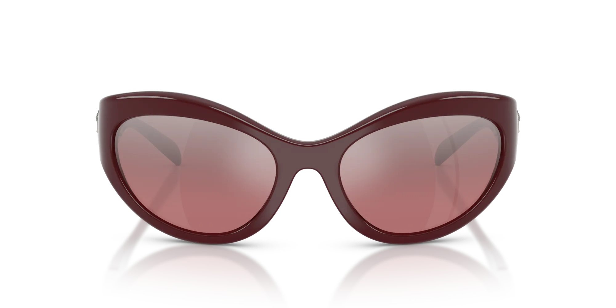 Versace VE4485 54877E Occhiali da sole Iniettato Viola Rosa Rotonda Normale Sfumato - immagine 3