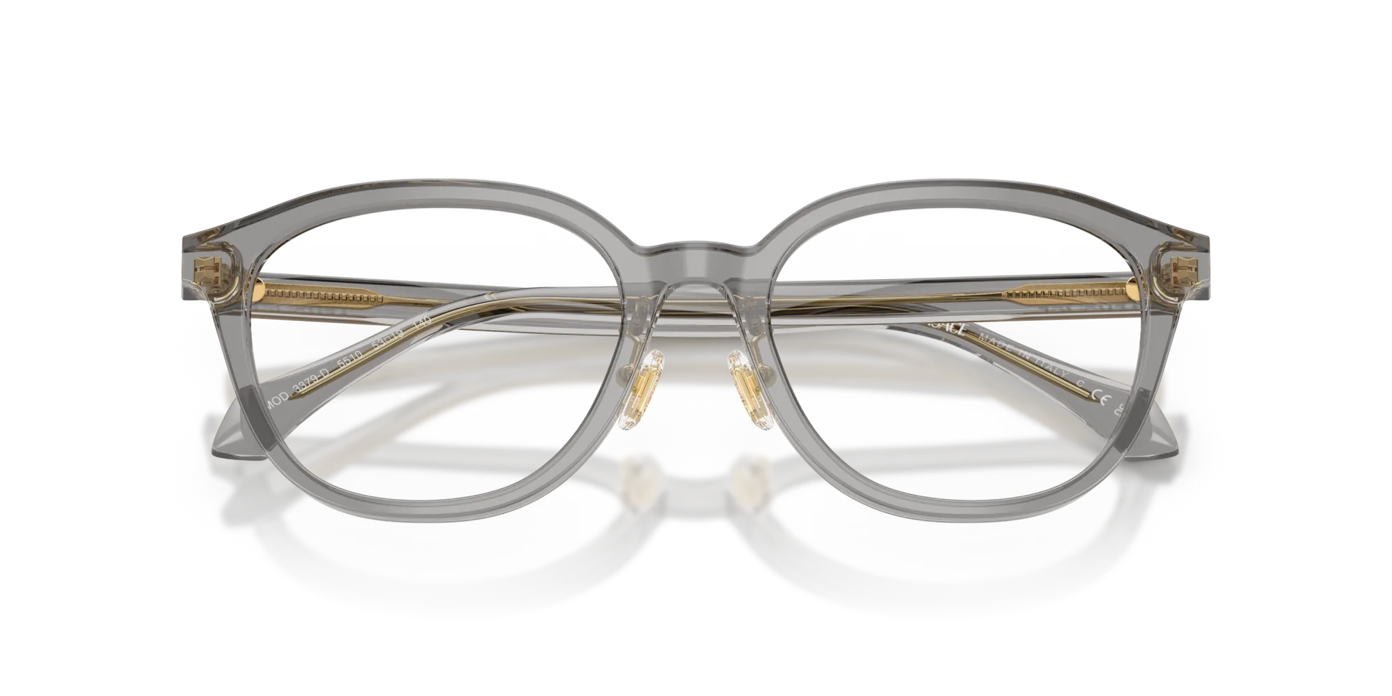 Versace VE3379D 5510 Montature da vista Acetato Grigio Pantos Normale - immagine 2