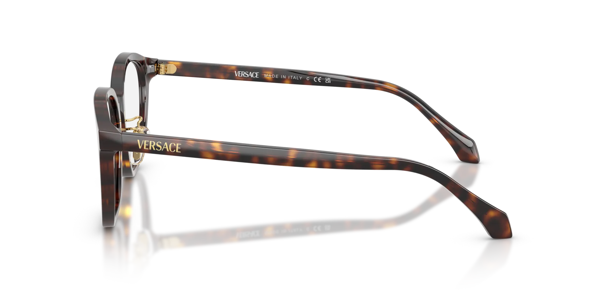 Versace VE3379D 108 Montature da vista Acetato Marrone Pantos Normale - immagine 4